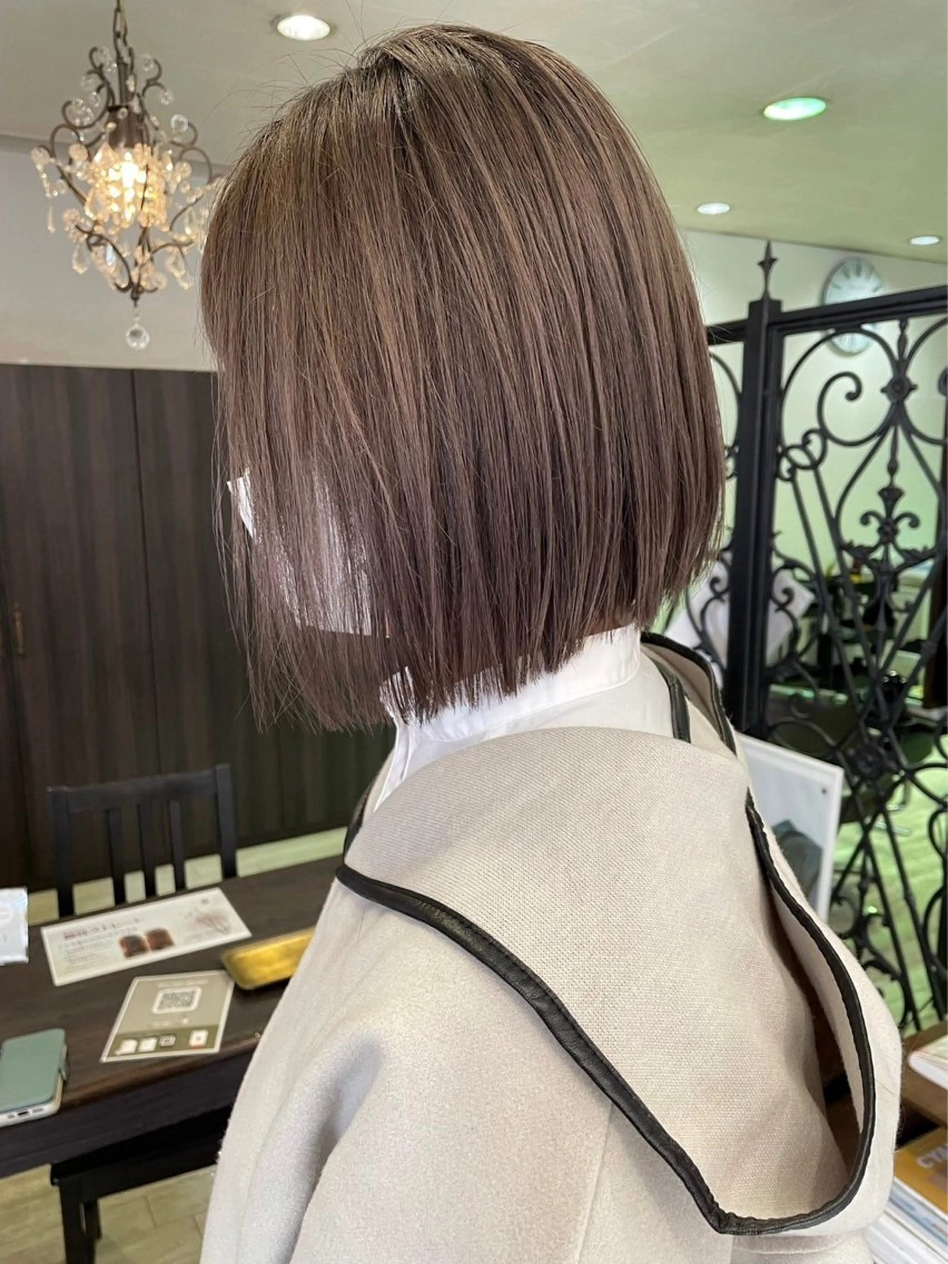 ショート カット 縮毛矯正 トリートメント 極上髪質改善 宮内開星のヘアスタイル