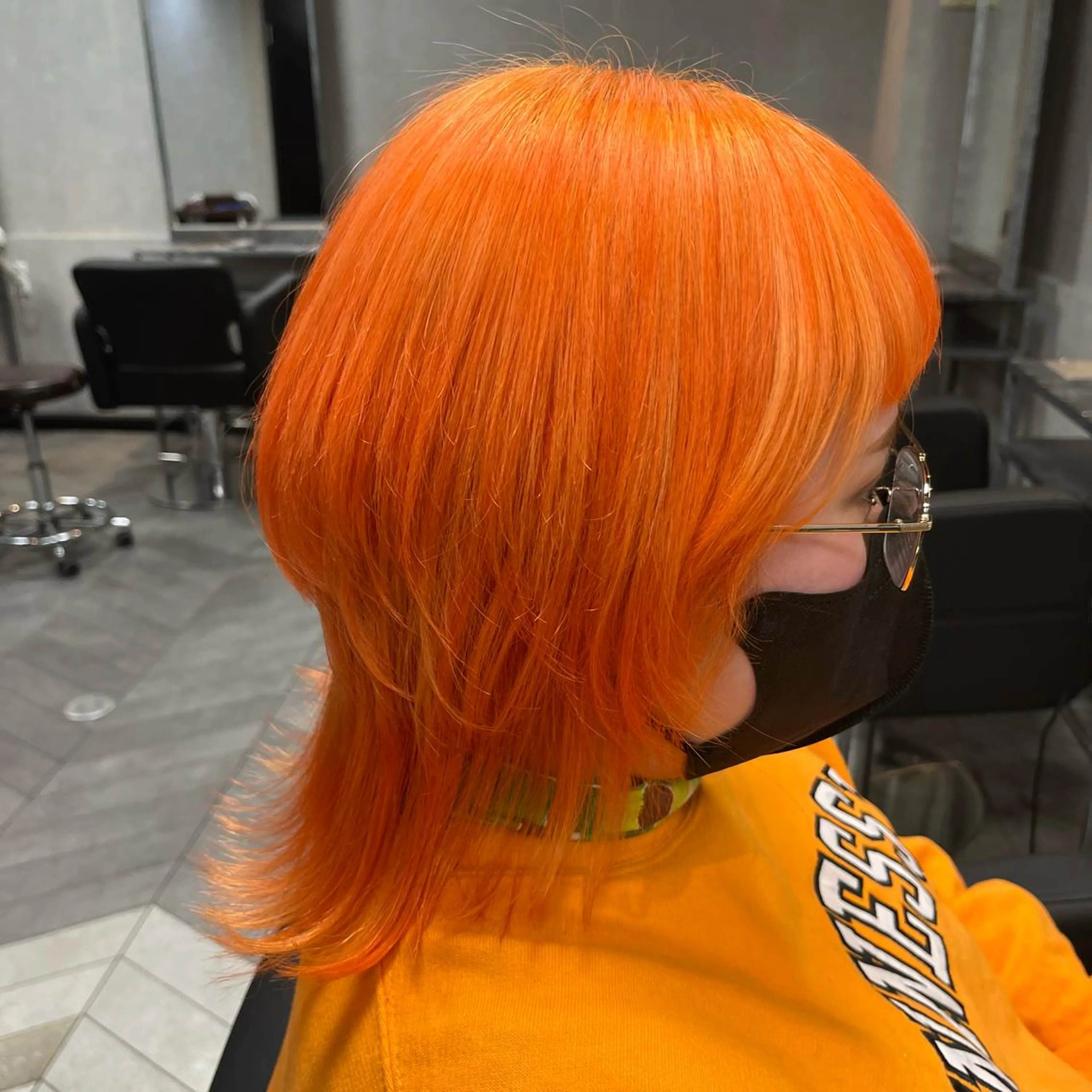 ミディアム カラー ヘアアレンジ ヘアカラー est hair 池袋西口店所属・😈派手髪/ 地雷系 /　KALIN😈のヘアスタイル