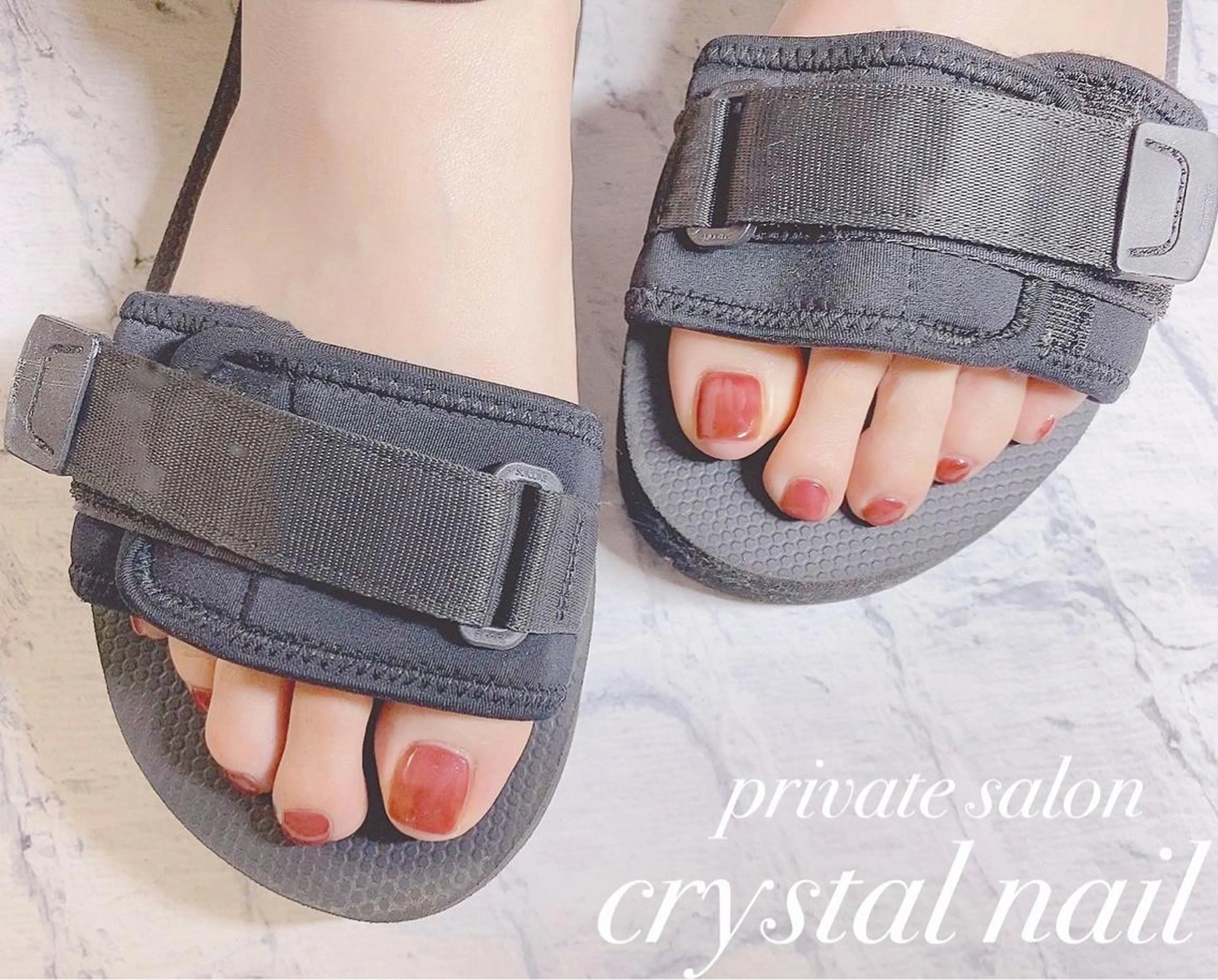 ネイル フットネイル Crystal Nailのネイルデザイン