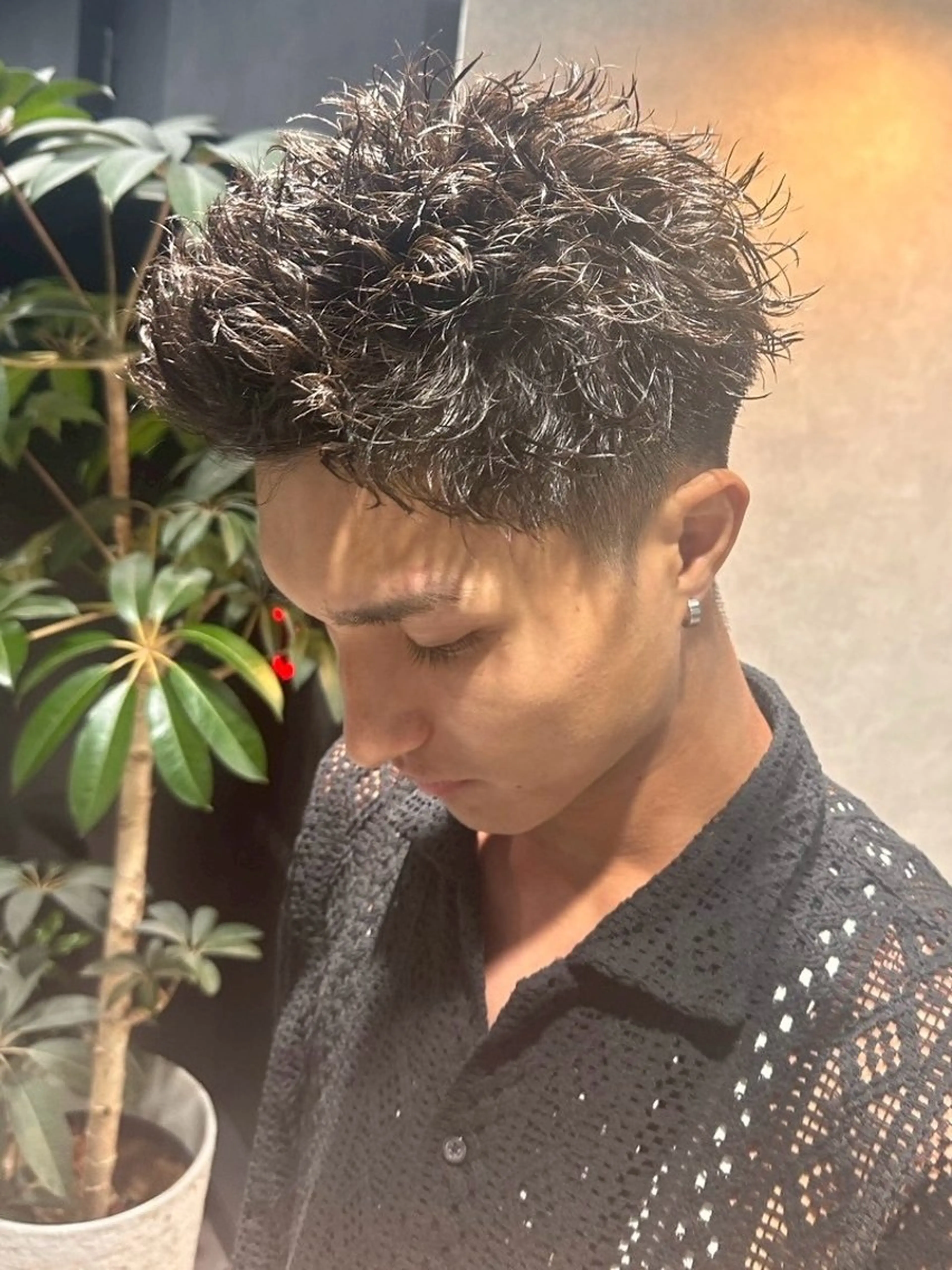 ショート カラー メンズ カット ヘアカラー トリートメント 🔥メンズ特化🔥 藍斗のヘアスタイル