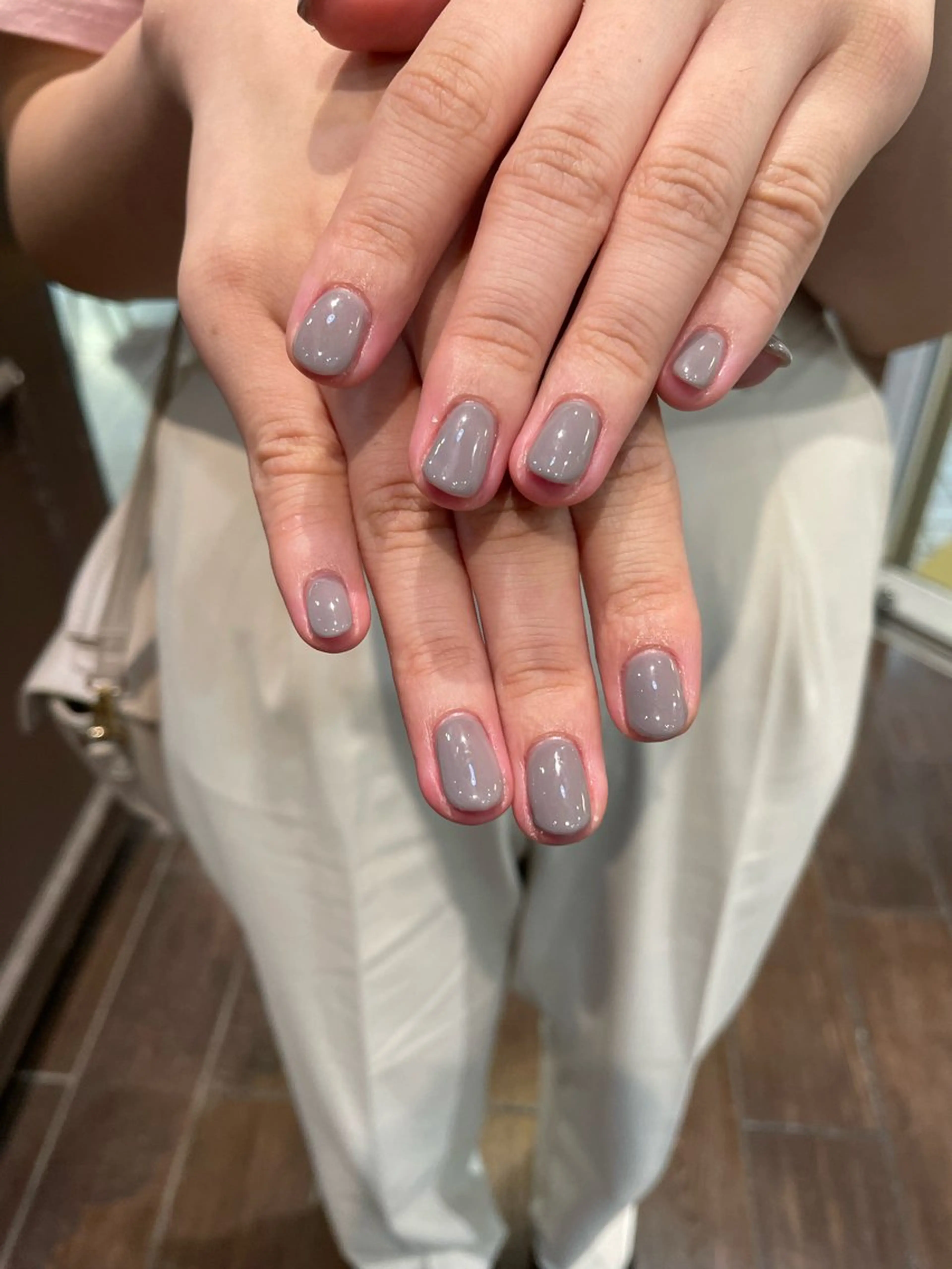 ネイル ジェルネイル パラジェル ‪るか/‪透明感 カラー/アレンジのヘアスタイル