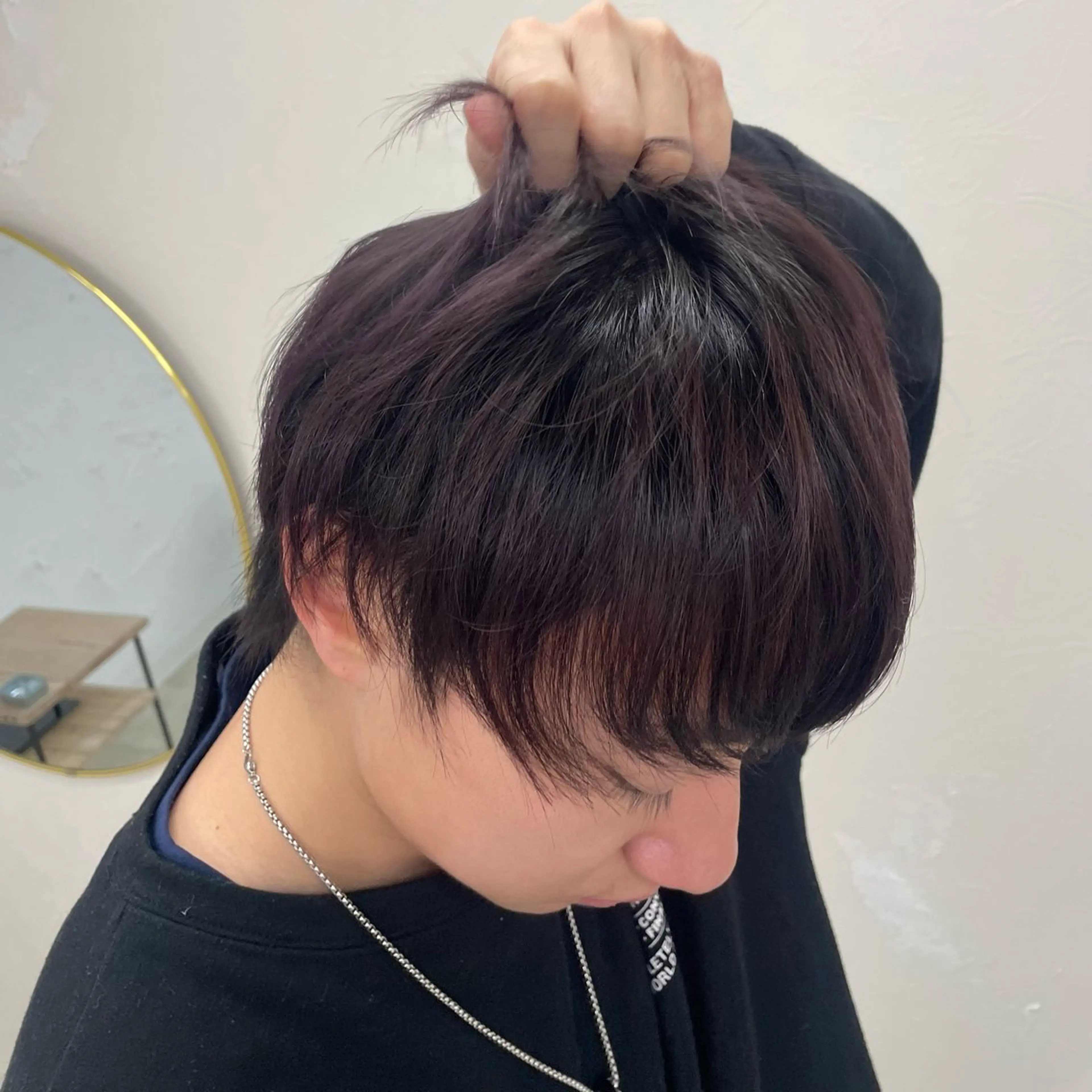 ショート カラー ヘアカラー ヘッドスパ 暖色カラー/髪質改善 伏見/RIONAのヘアスタイル