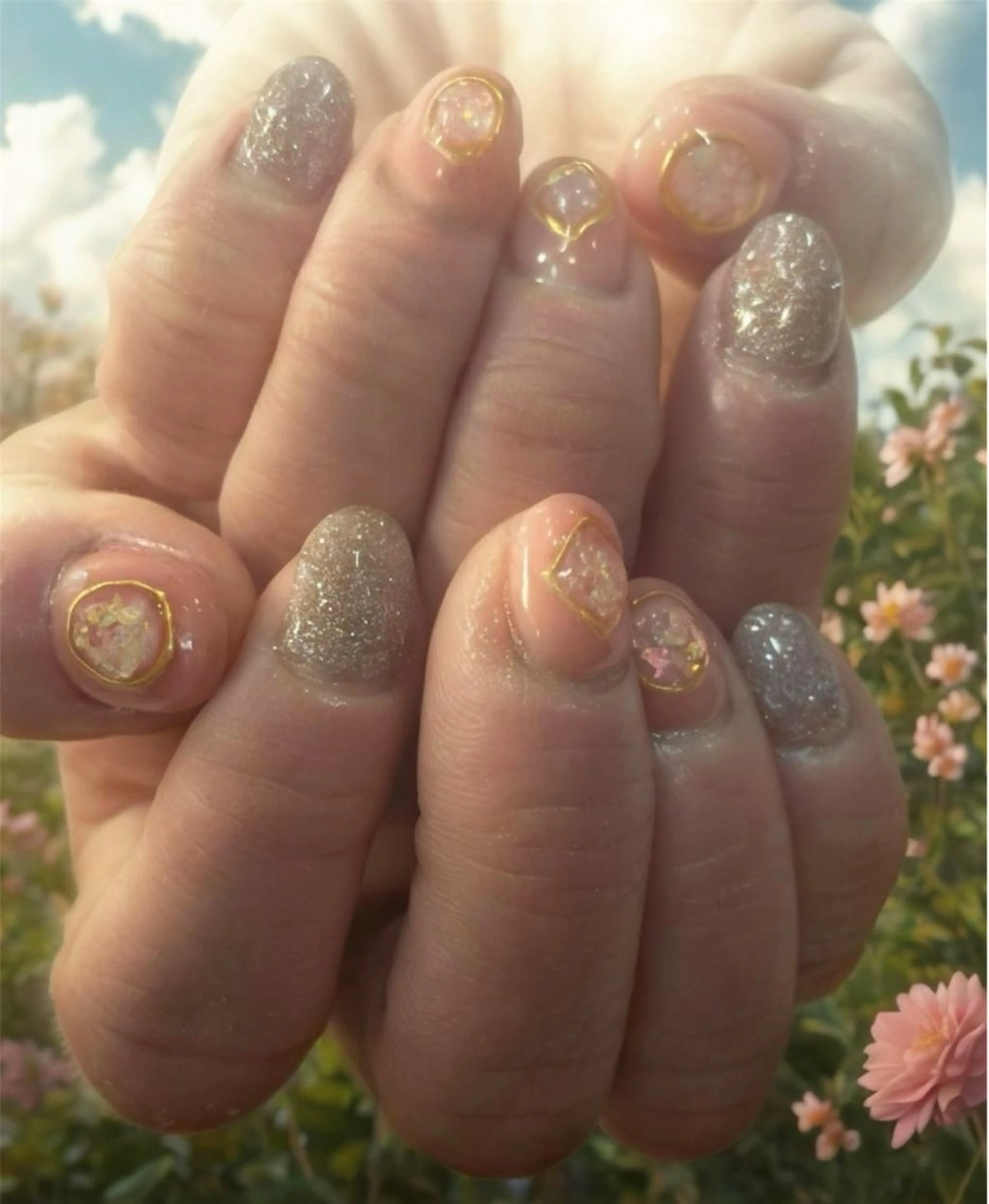 ネイル アートネイル クリアネイル ぷっくりネイル koto nails所属・koto nailsのネイルデザイン