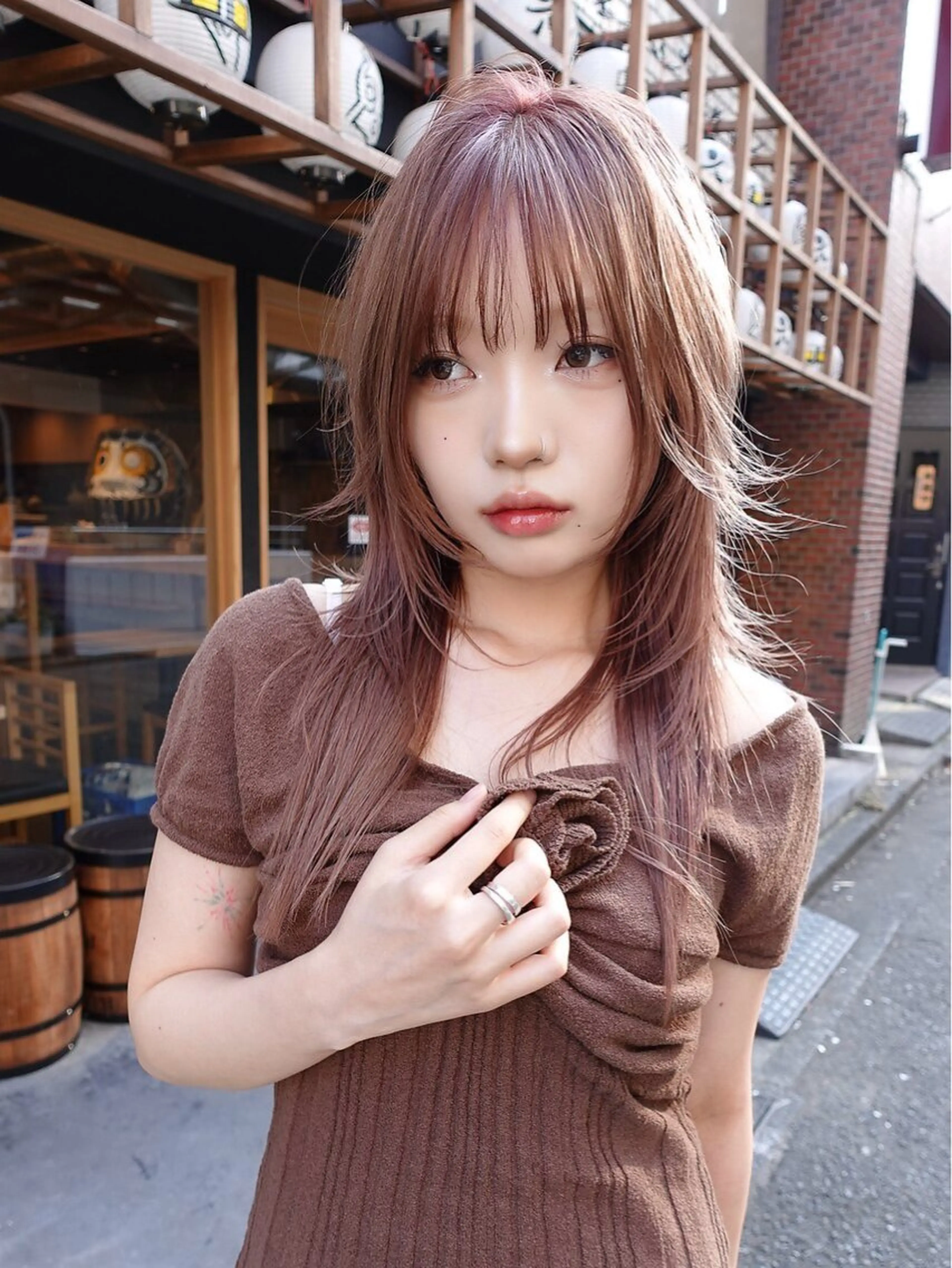 カラー ヘアカラー 【レイヤースタイル】 キムのヘアスタイル