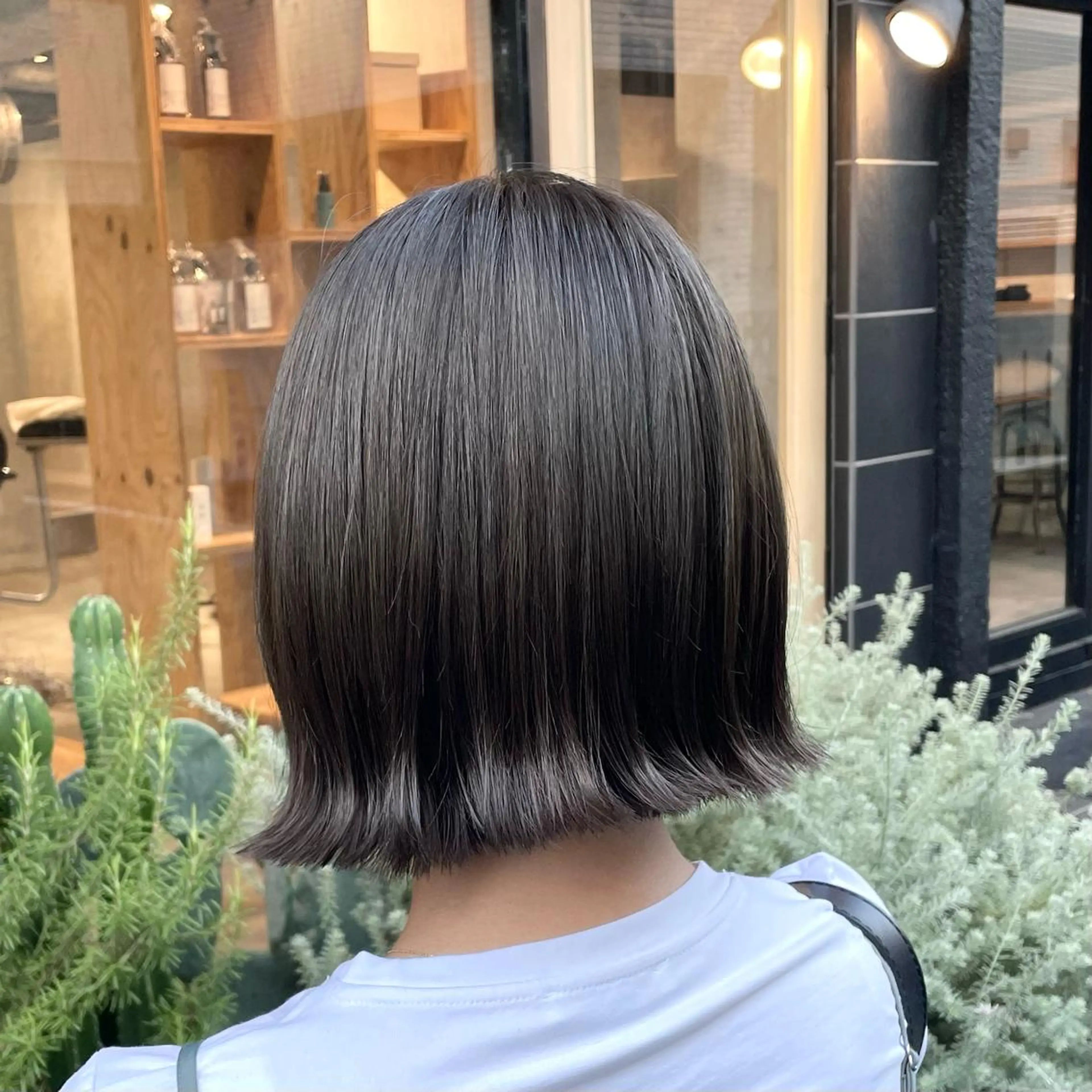 ミディアム カラー アッシュ アッシュブラウン ブラウンカラー ヘアカラー トリートメント 【Sia中野新橋🫧 kaho】のヘアスタイル