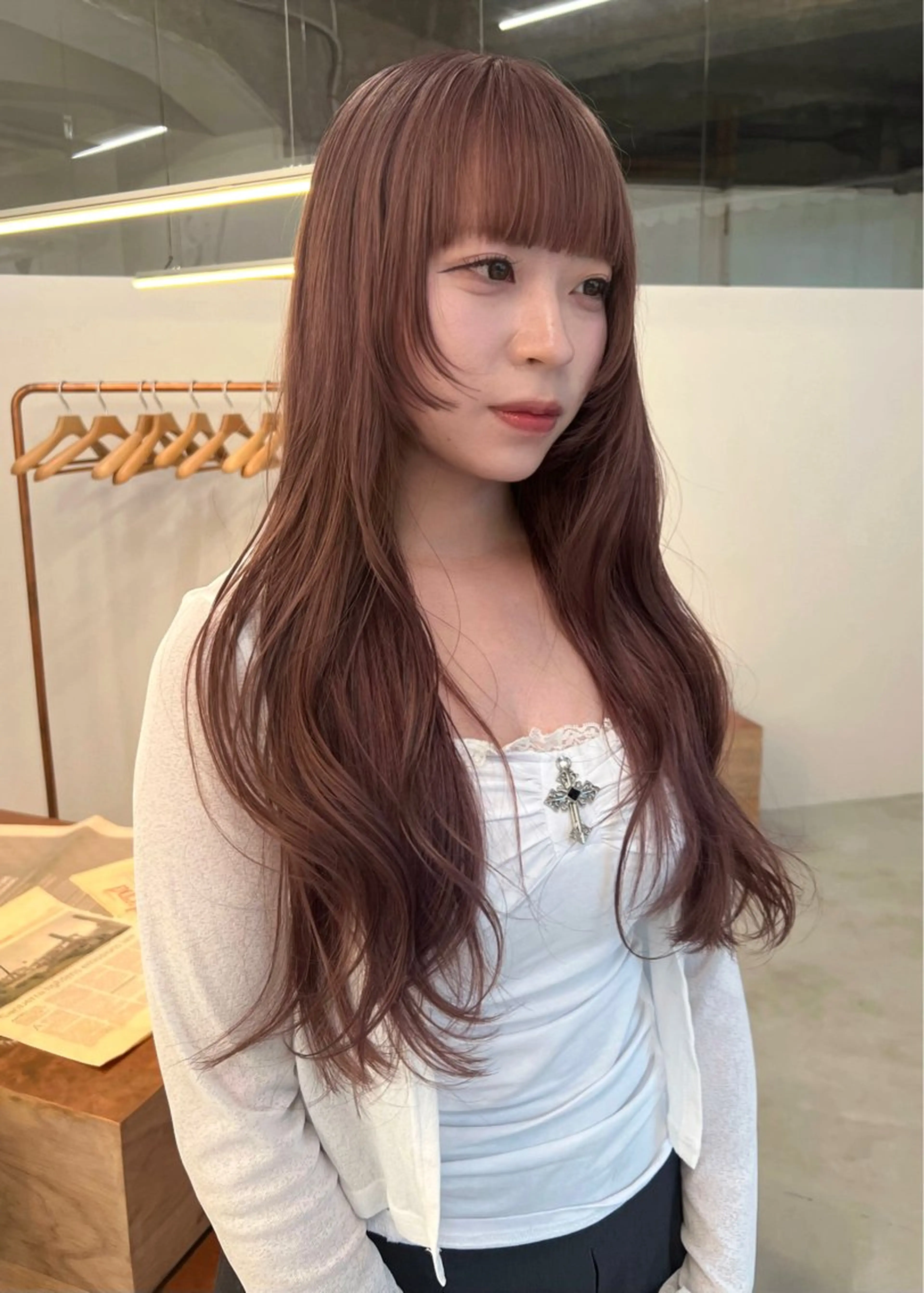 ロング ヘアカラー the hinc所属・miyu /大阪 /レイヤーカットのヘアスタイル
