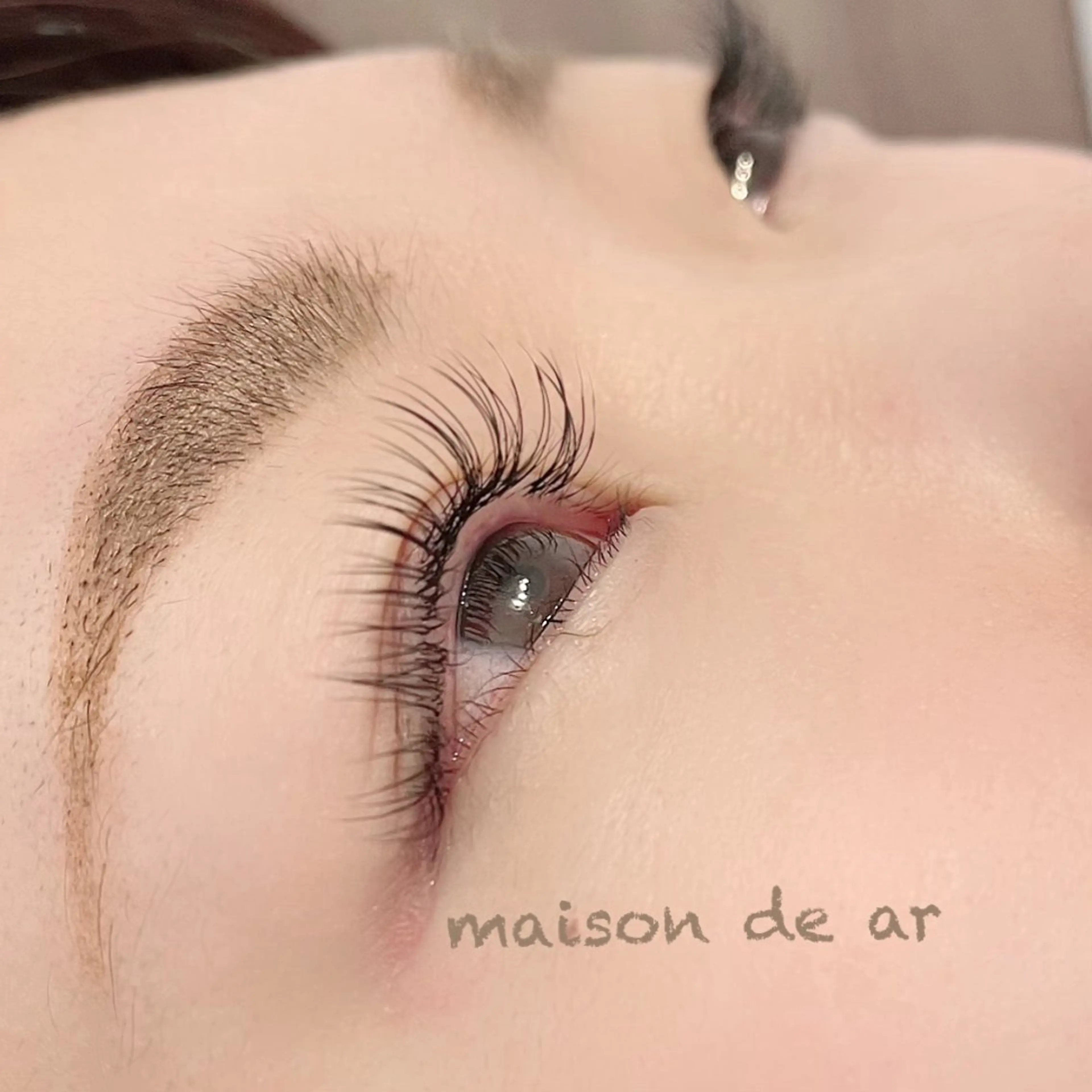 フラットラッシュ120本 軽くてふわっふわな毛並みのフラットラッシュは付け心地抜群💓自まつ毛への負担も最小限に‼︎の写真