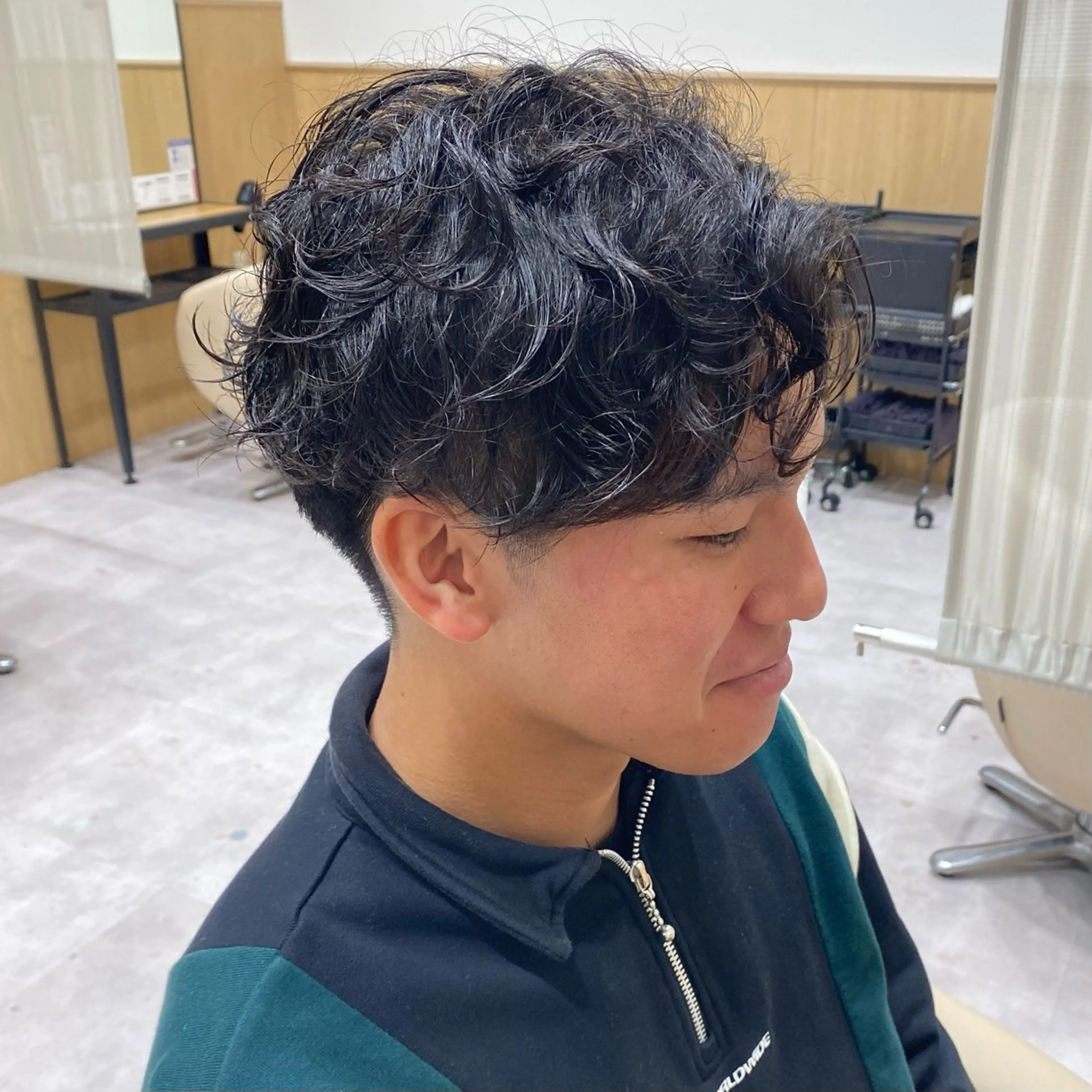 ショート パーマ メンズ UNIX所属・村上翼/ハンサム ショート/パーマのヘアスタイル