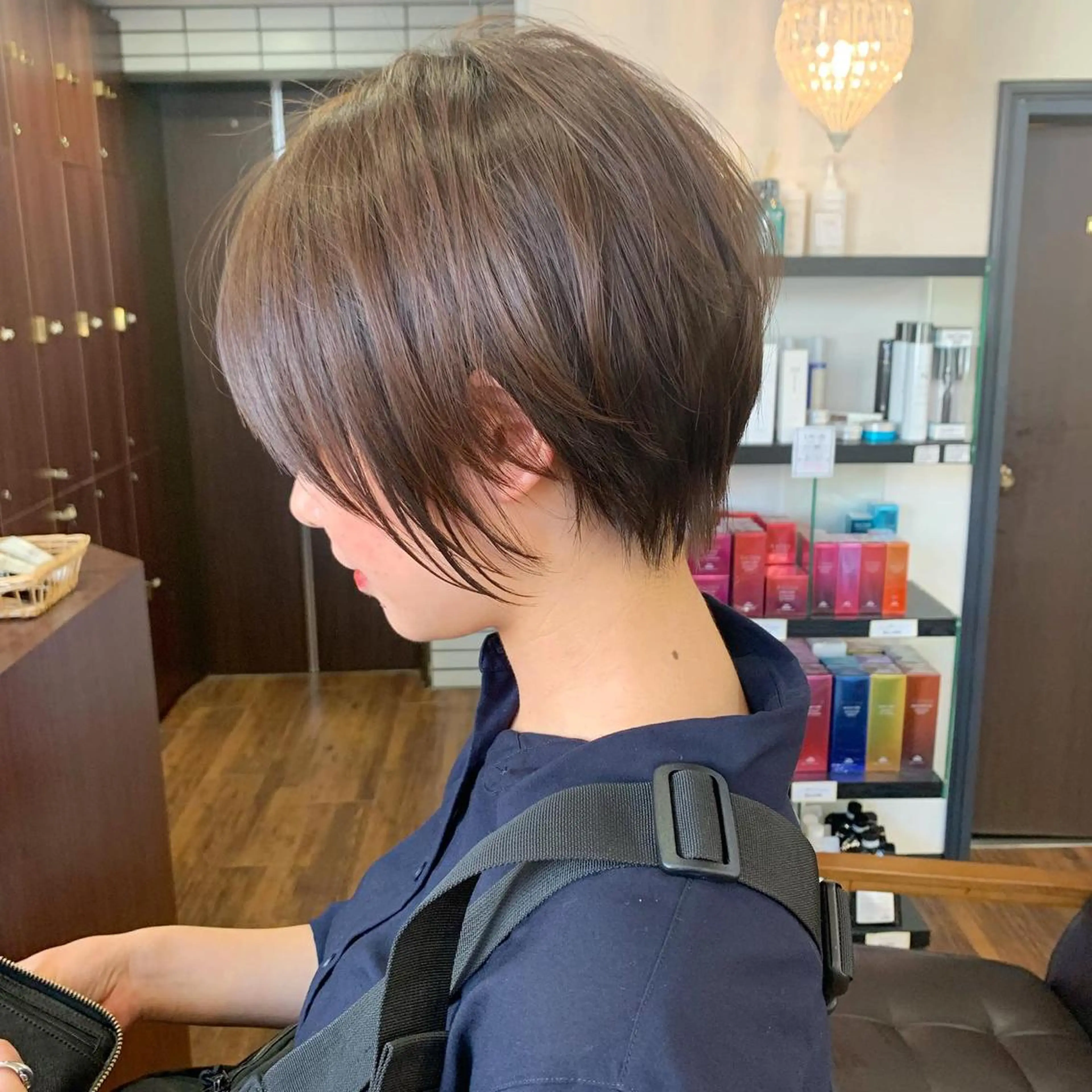 ショート 縮毛矯正/ショート/ レイヤー/畑中正敏のヘアスタイル