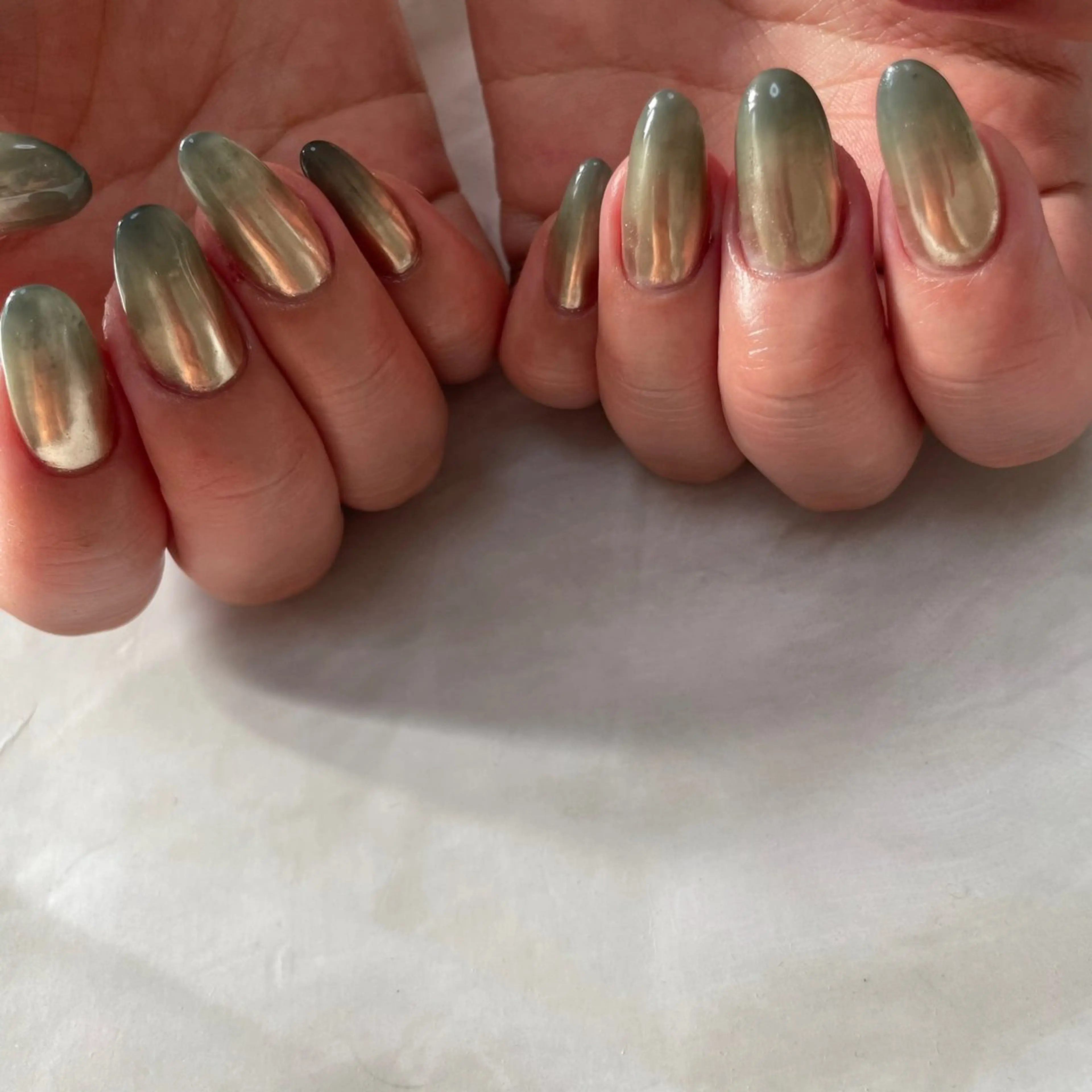 ネイル グラデーション ミラーネイル ニュアンスネイル オフィスネイル ワンカラーネイル Colorer'me クロレミーのネイルデザイン