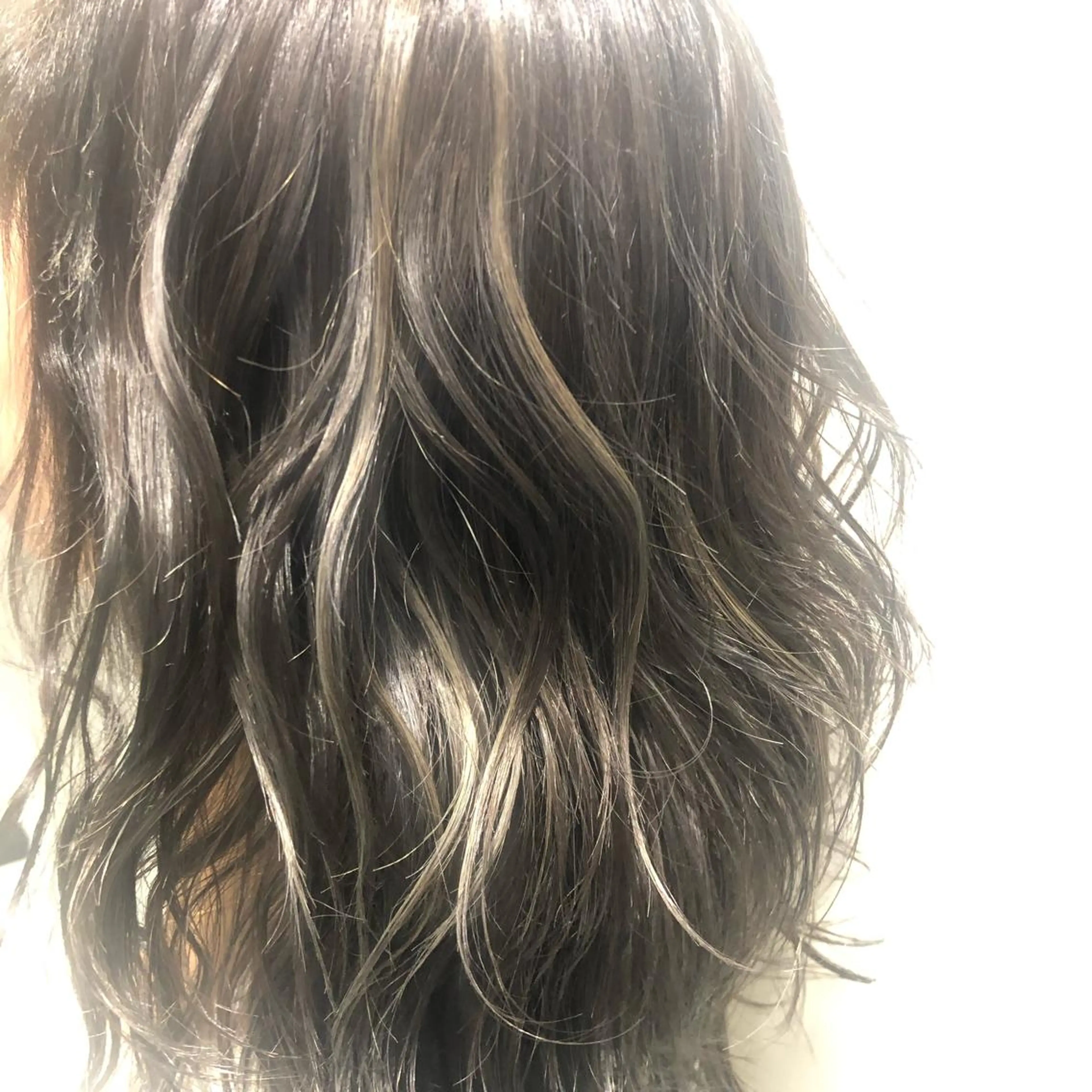 セミロング カラー ツヤちゅるカラー✮ すずなのヘアスタイル