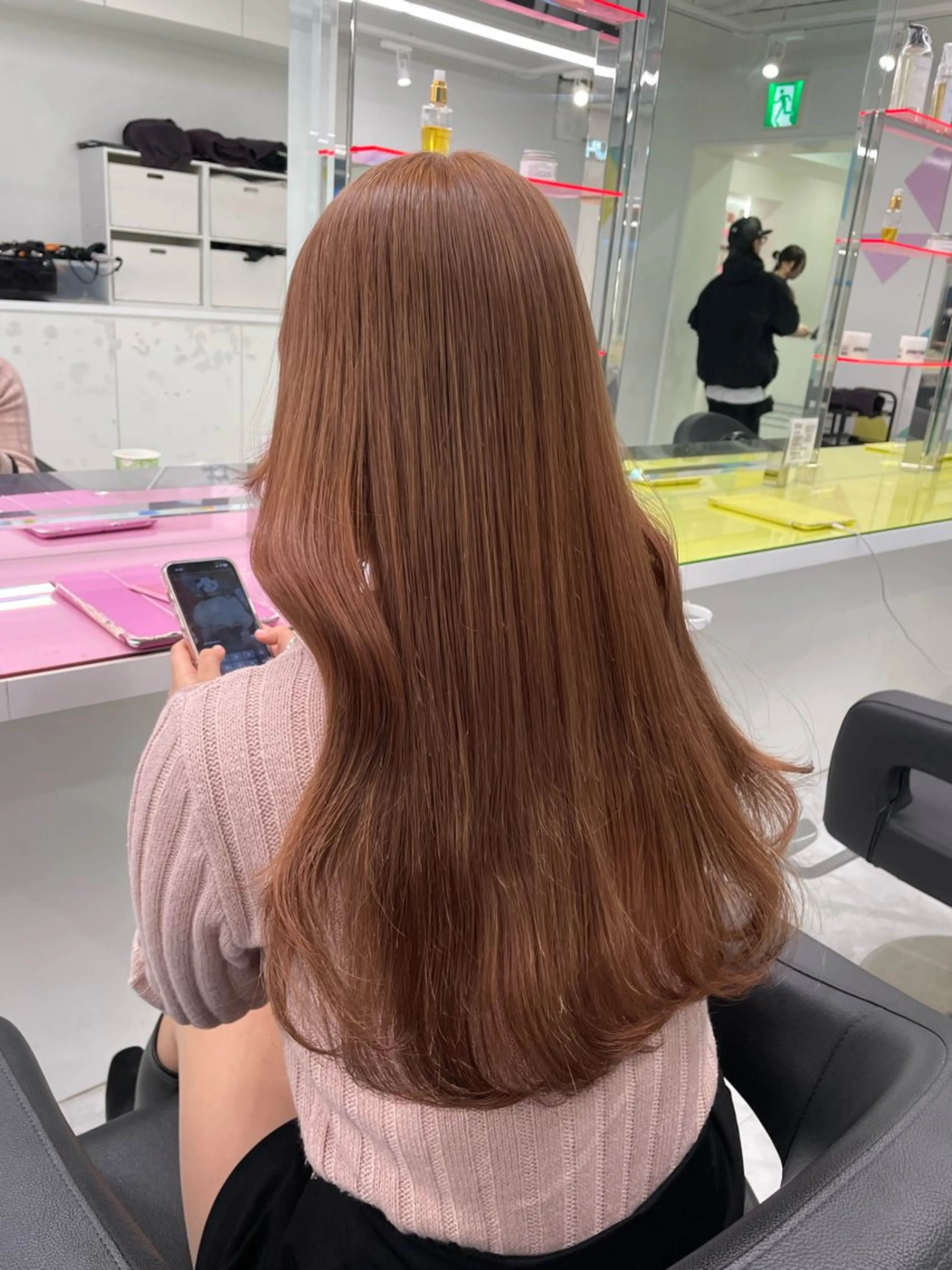 ロング カット ヘアカラー ヘッドスパ ヘアセット 🥀艶髪/似合わせ 暖色/まな🥀のヘアスタイル