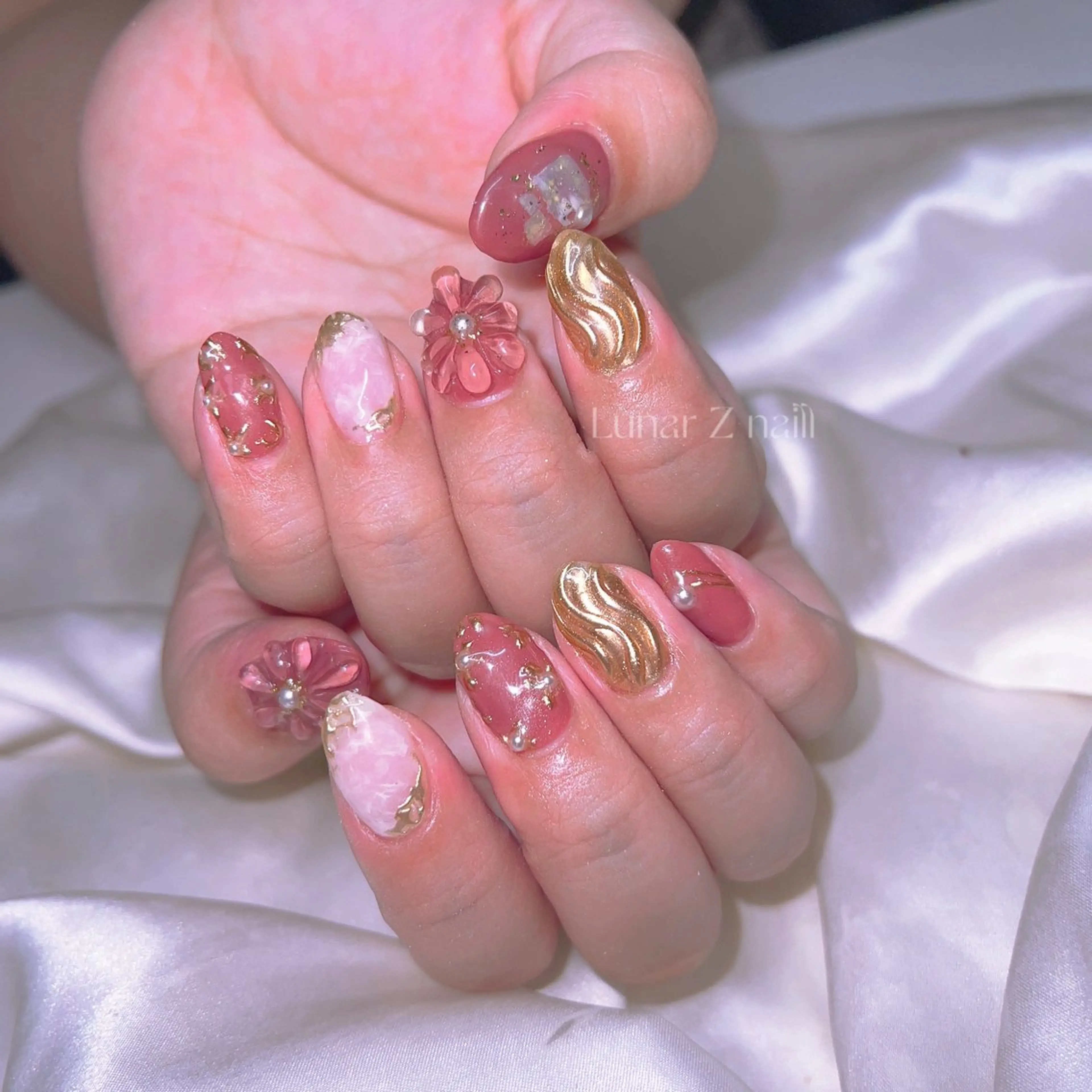 ネイル アートネイル 🌖す い🌒のネイルデザイン