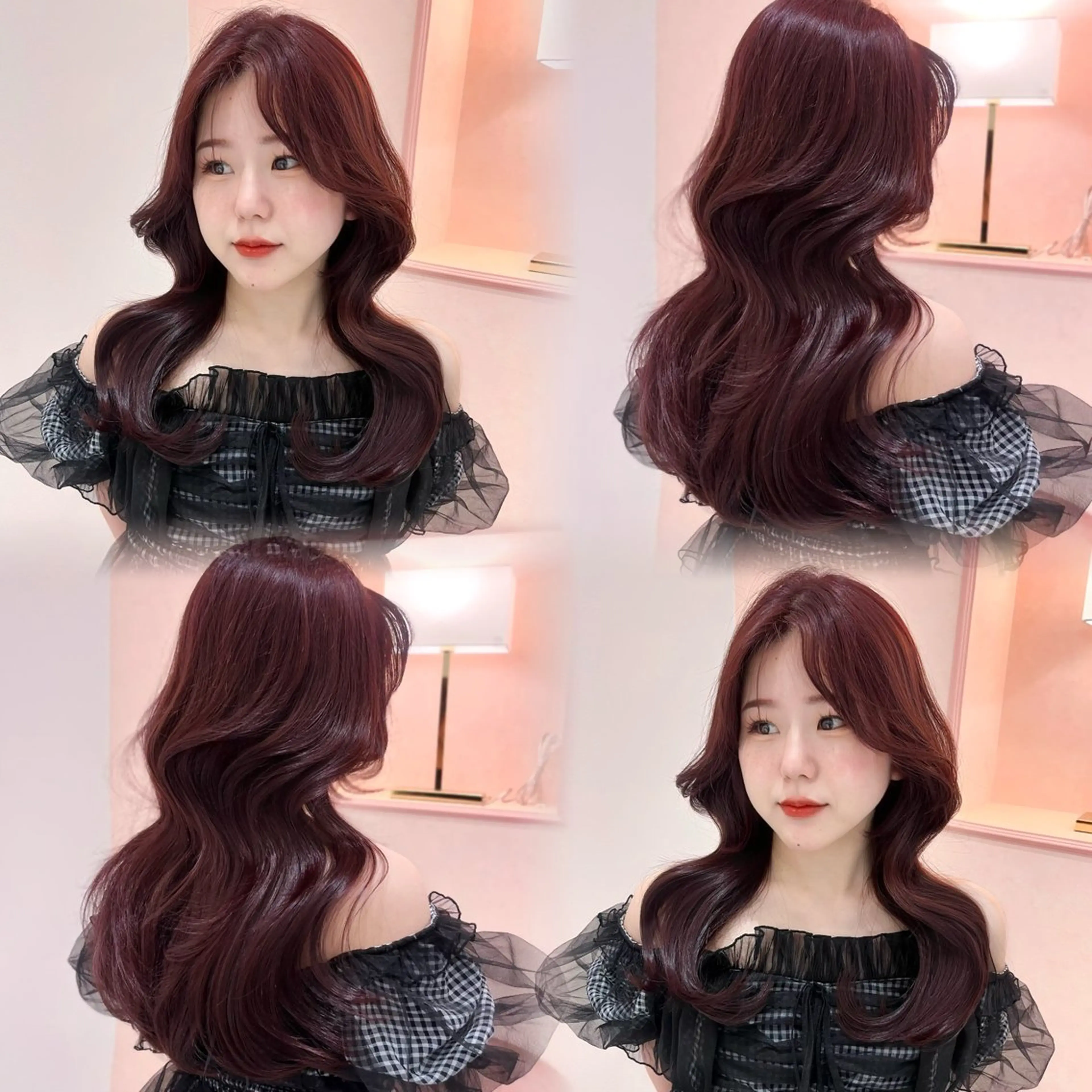 カラー ブリーチ ブリーチなしカラー ピンクカラー トレンド韓国モテヘア Natsuki🌛のヘアスタイル