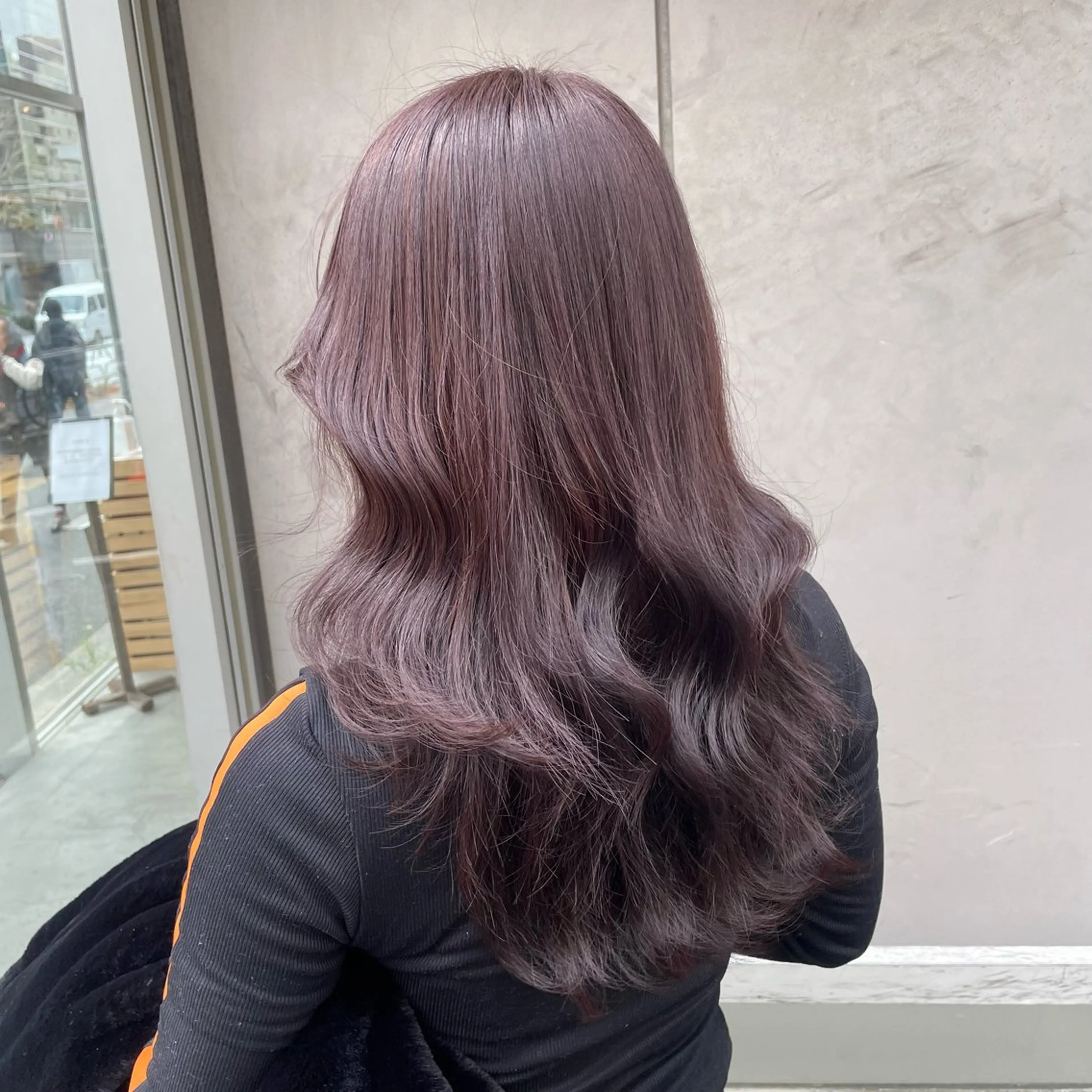 セミロング カラー ヘアカラー 大人っぽ♡上品な暖色 ♡ブリーチなし♡のヘアスタイル