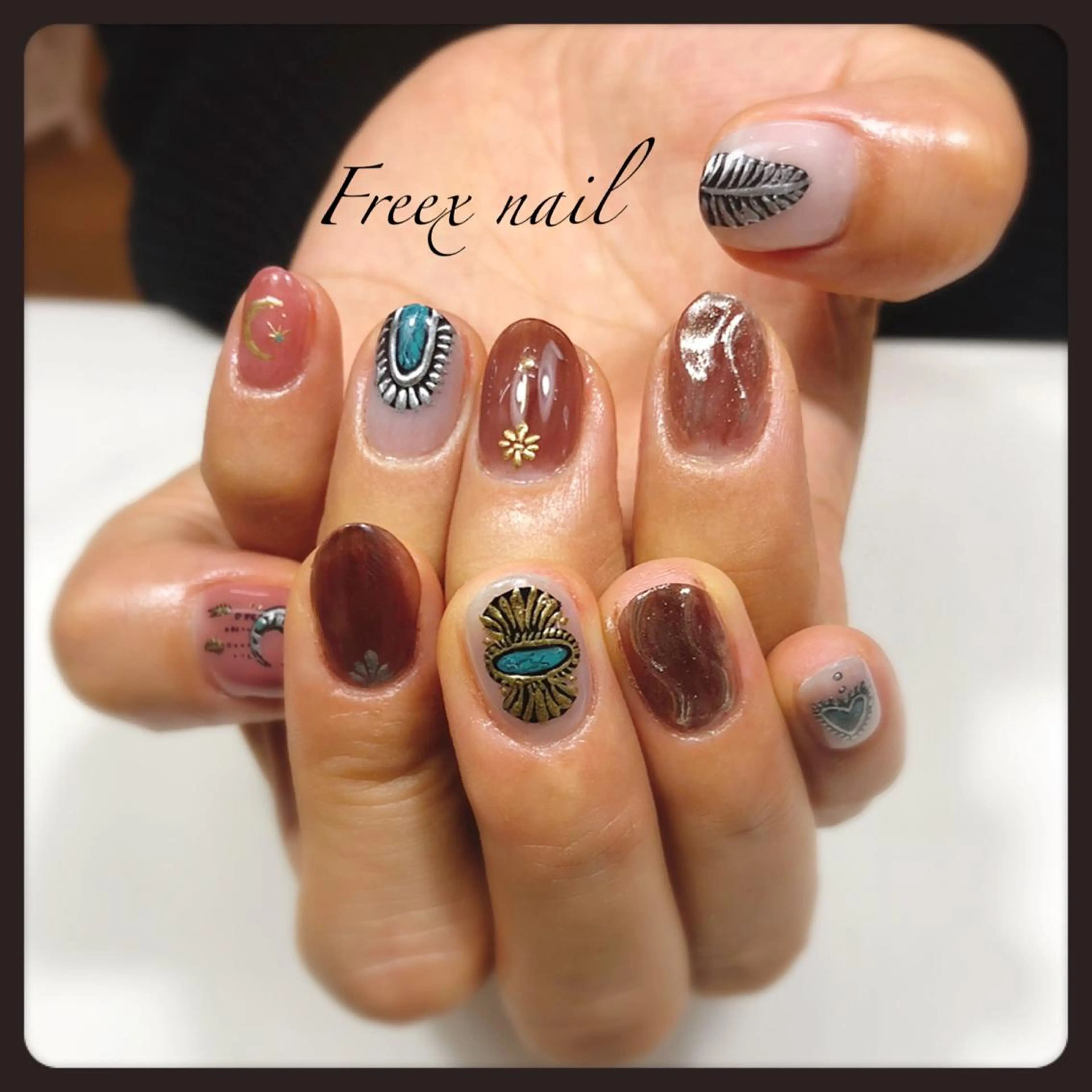 ネイル Freex nail所属・freex nail /ニュアンス/個性派のネイルデザイン