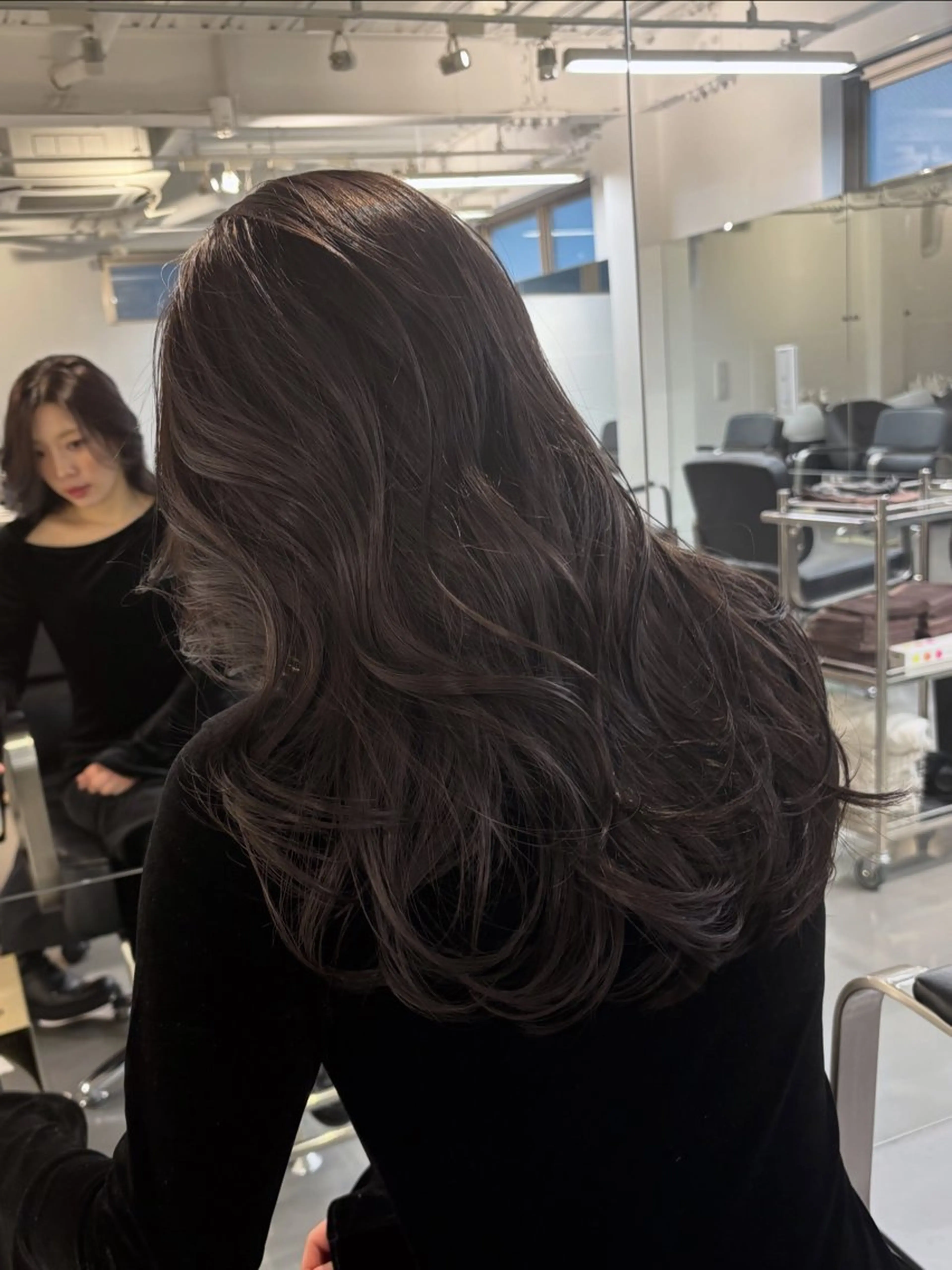 ロング カラー カット ヘアカラー トリートメント 村田 りょうやのヘアスタイル