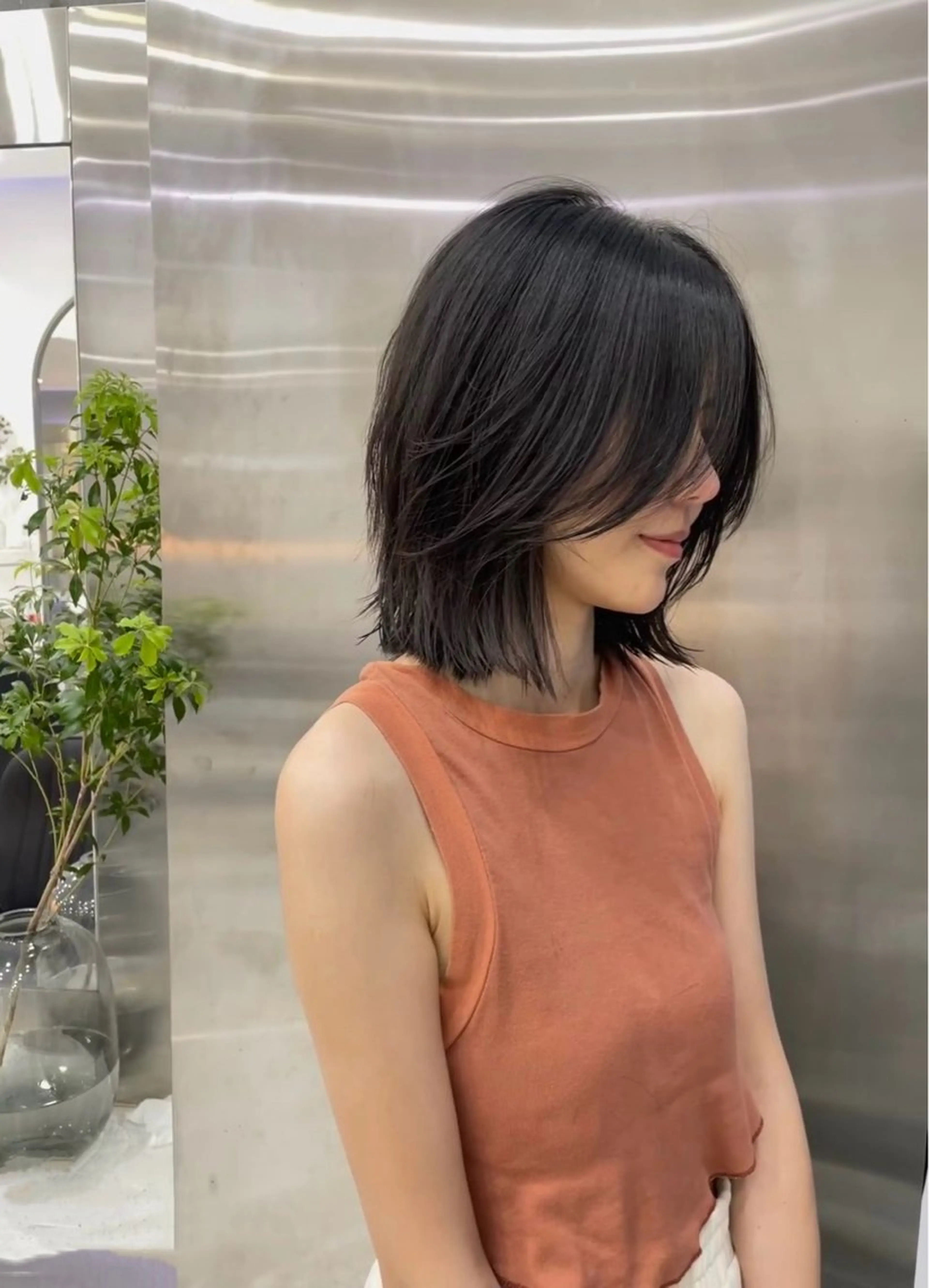 ミディアム カラー 髪質改善 SHEER. 大阪梅田【シアー】所属・村上｜髪質改善 プロデュースのヘアスタイル