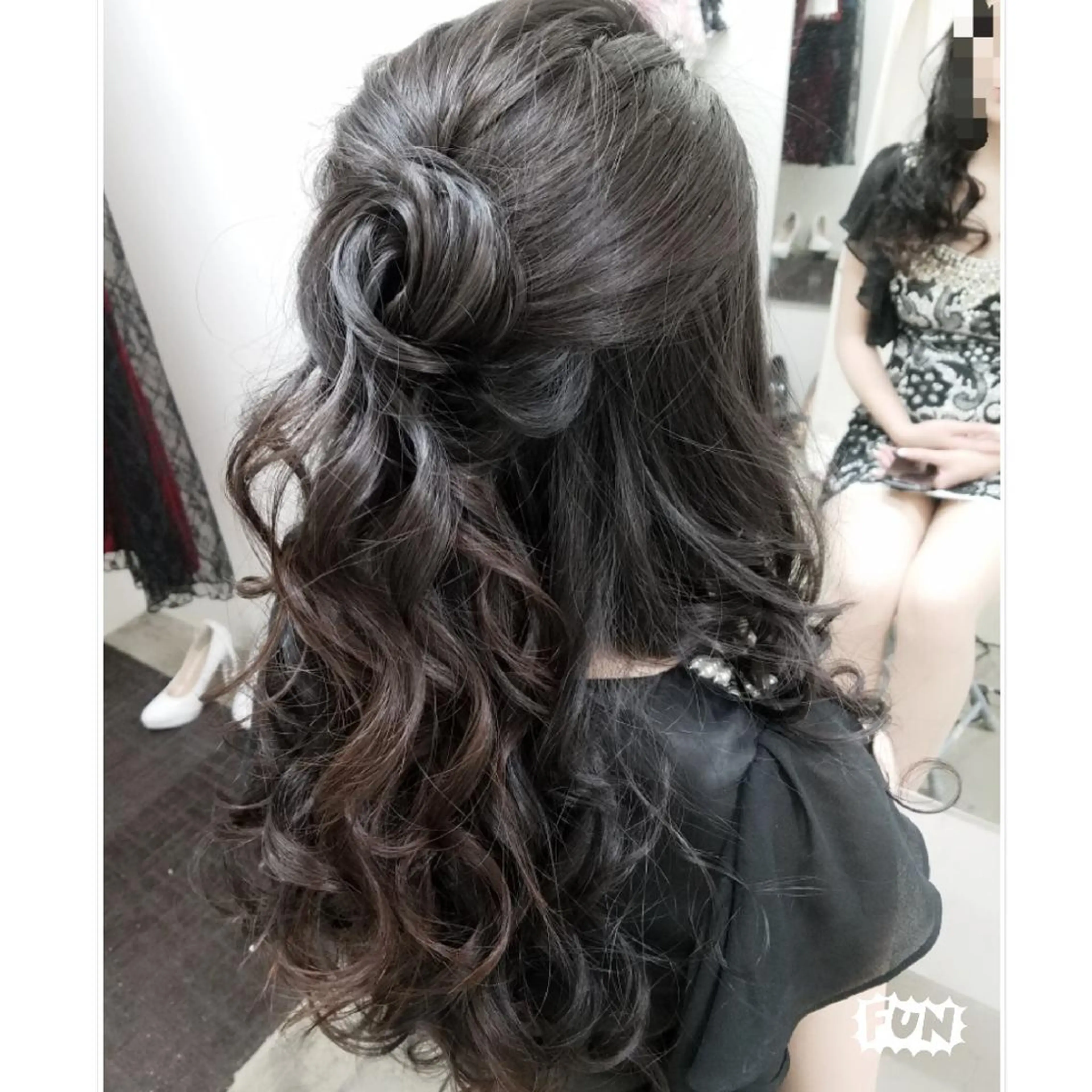 ロング ヘアアレンジ fun./ヘアセット /エクステ/着付のその他イメージ