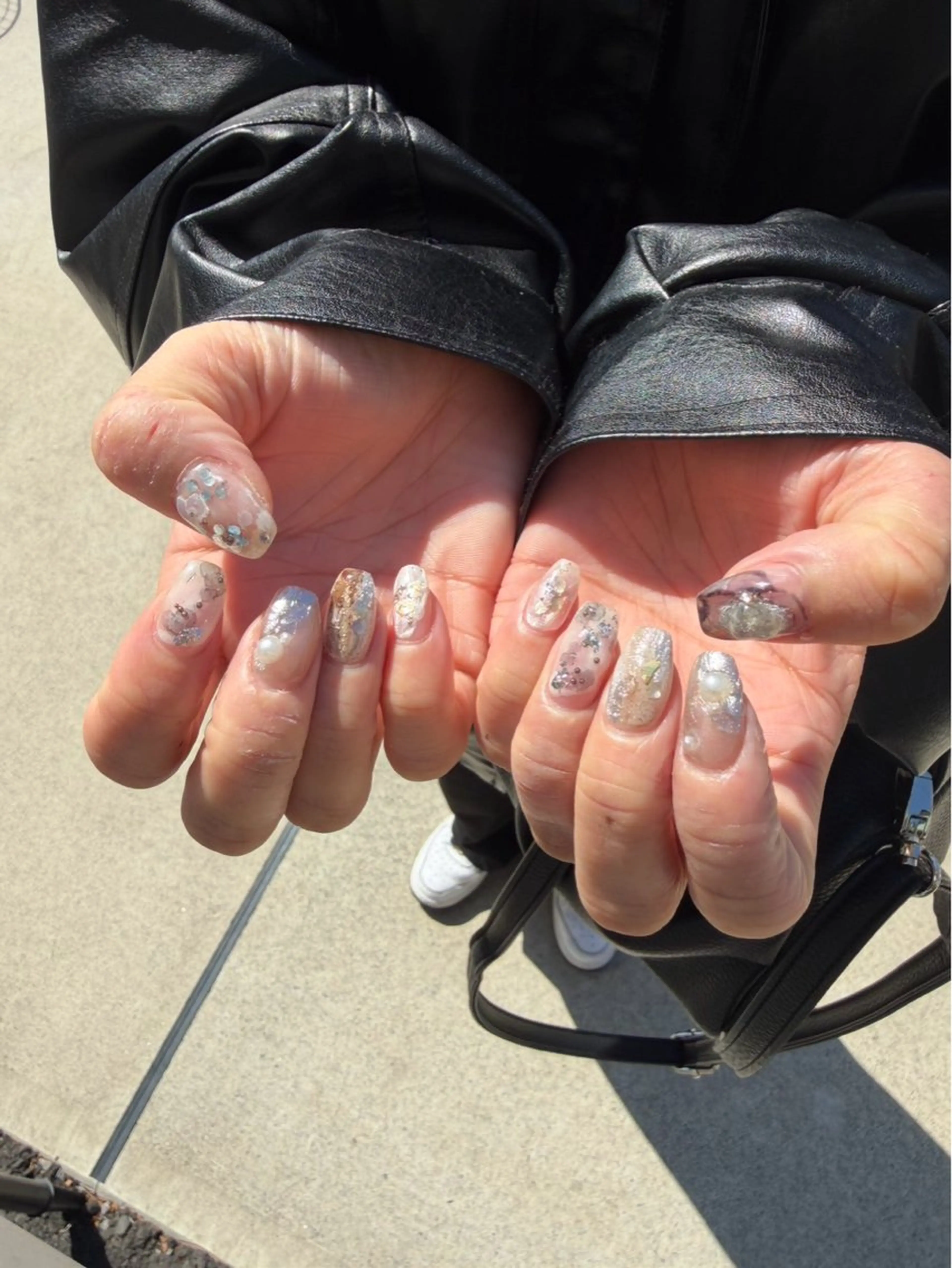 ネイル アートネイル ニュアンスネイル ハンドネイル RISA joie nailのネイルデザイン