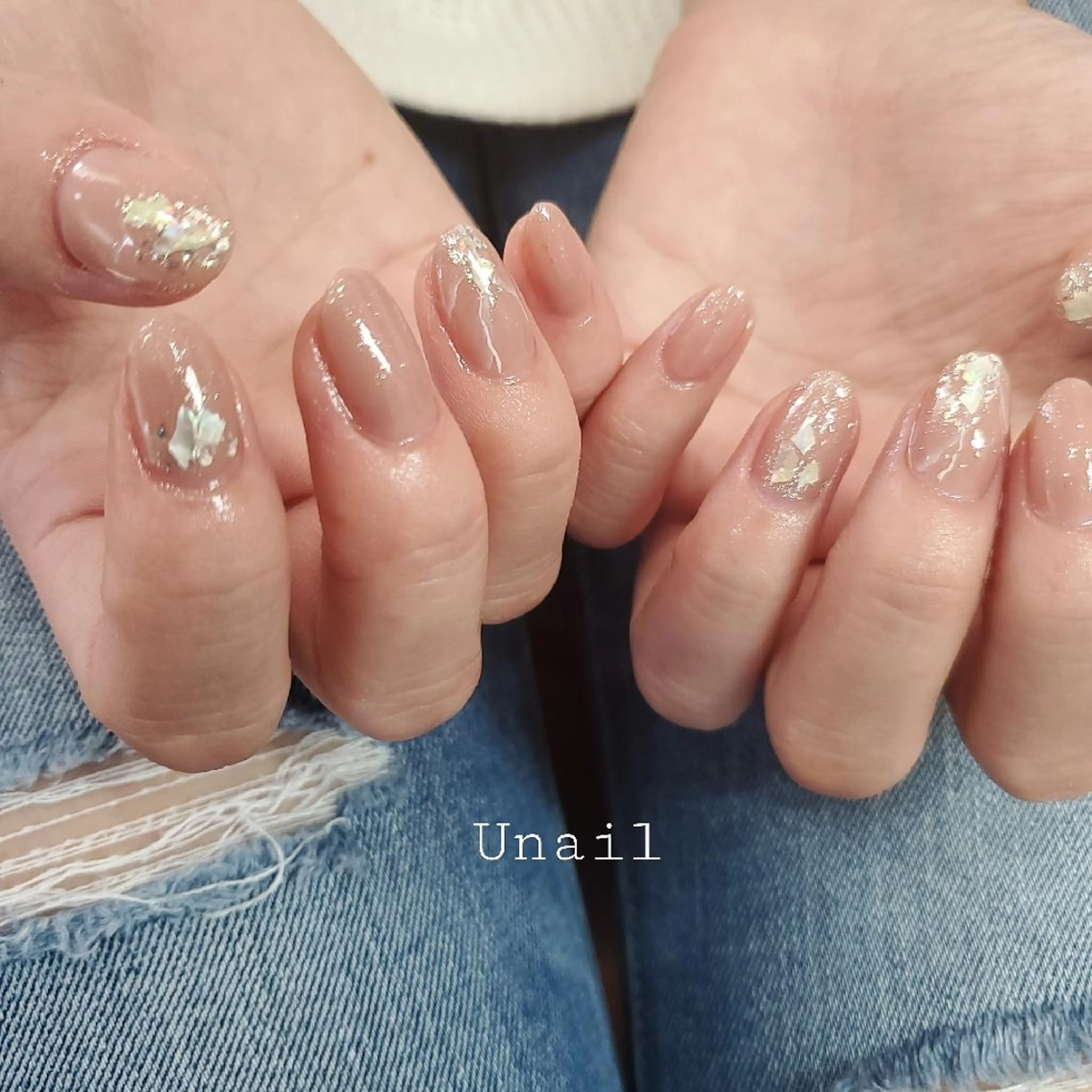 ネイル ニュアンスネイル U nail所属・高橋 千恵のネイルデザイン