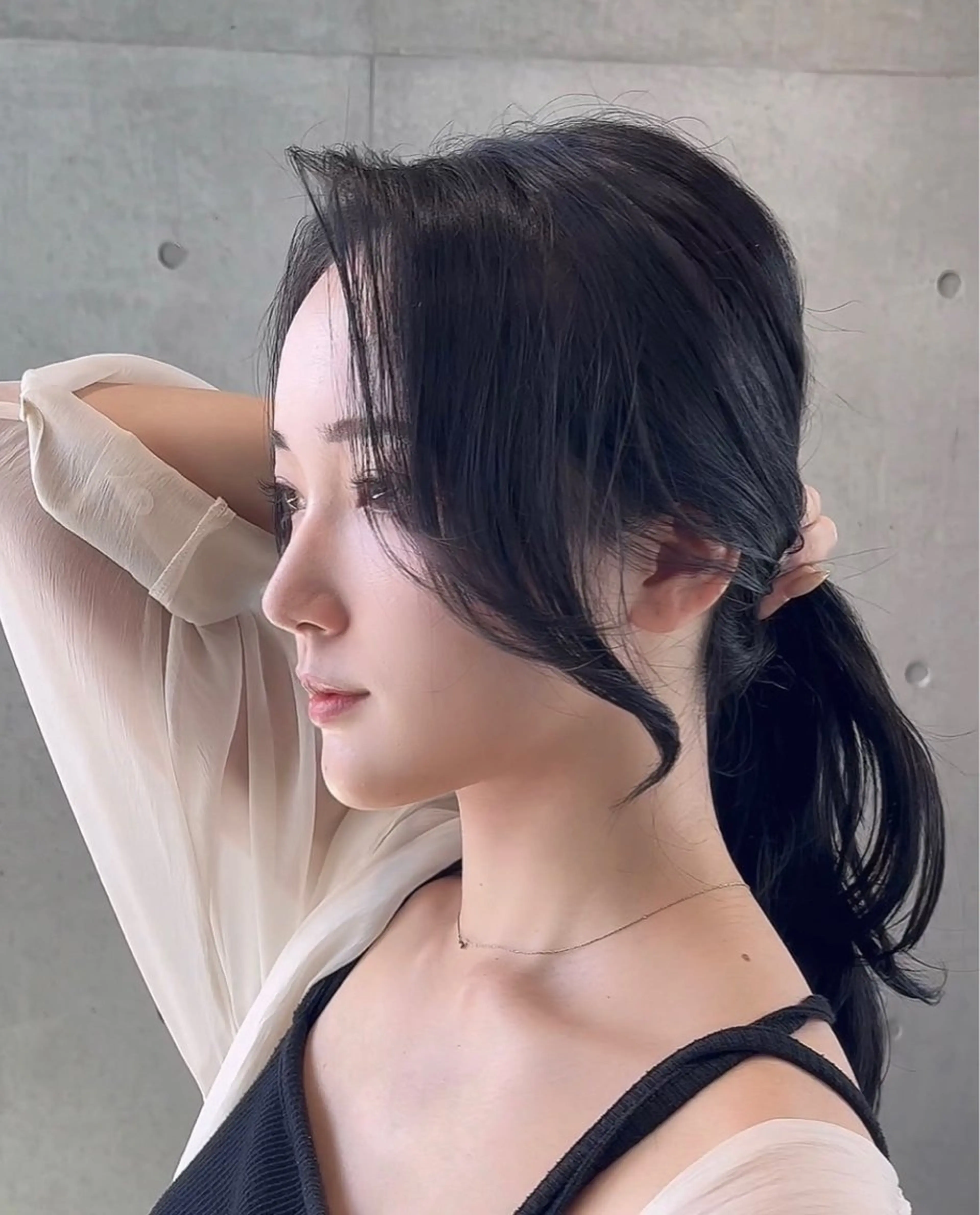 ロング カラー カット ヘアカラー トリートメント 🌫️大人韓国ヘア 🌫️naoyaのヘアスタイル