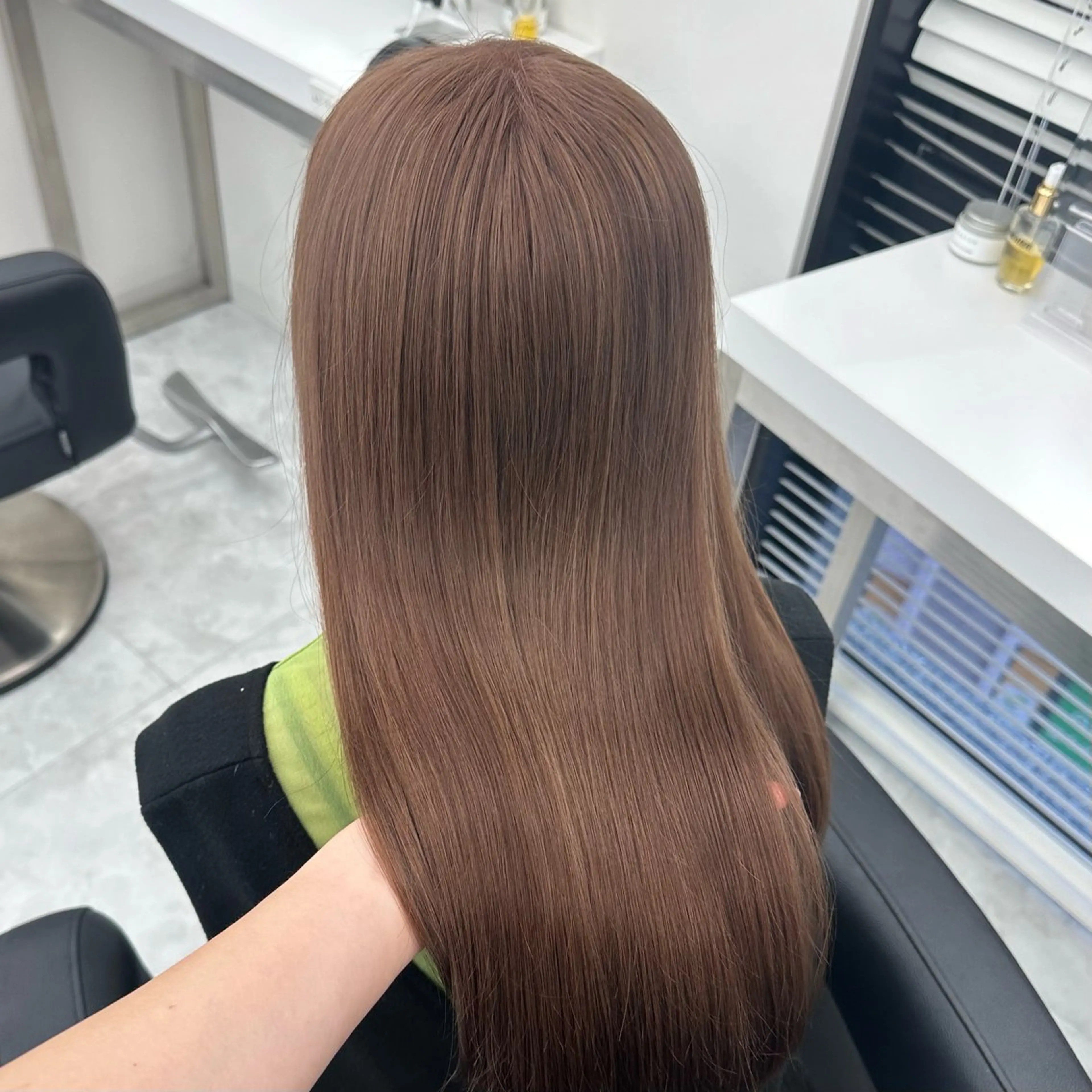 セミロング カラー ヘアカラー トリートメント ヘッドスパ ヘアセット ガーリーstyle ❤︎misaki🏹のヘアスタイル