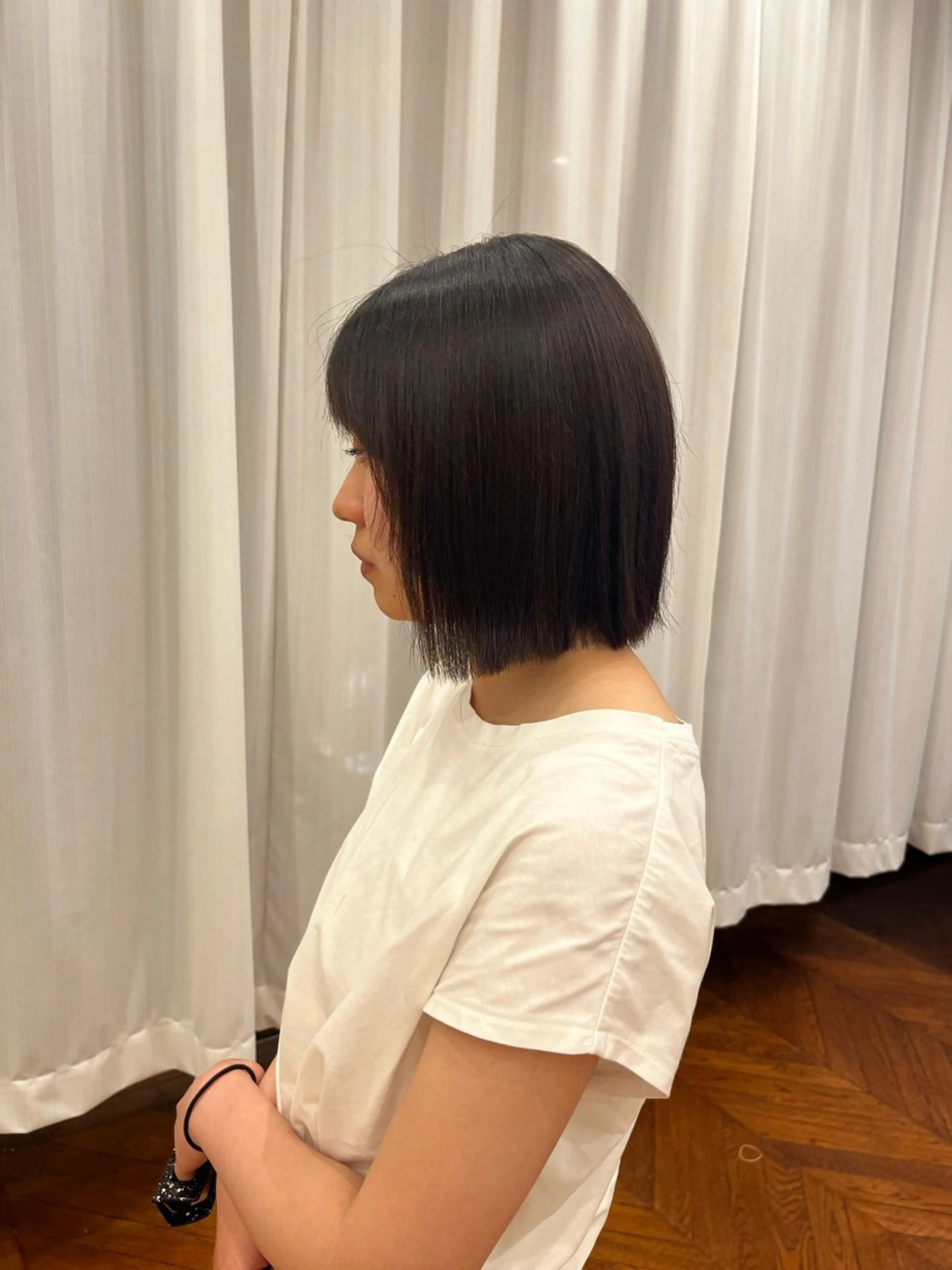 ミディアム 平間 稔希のヘアスタイル