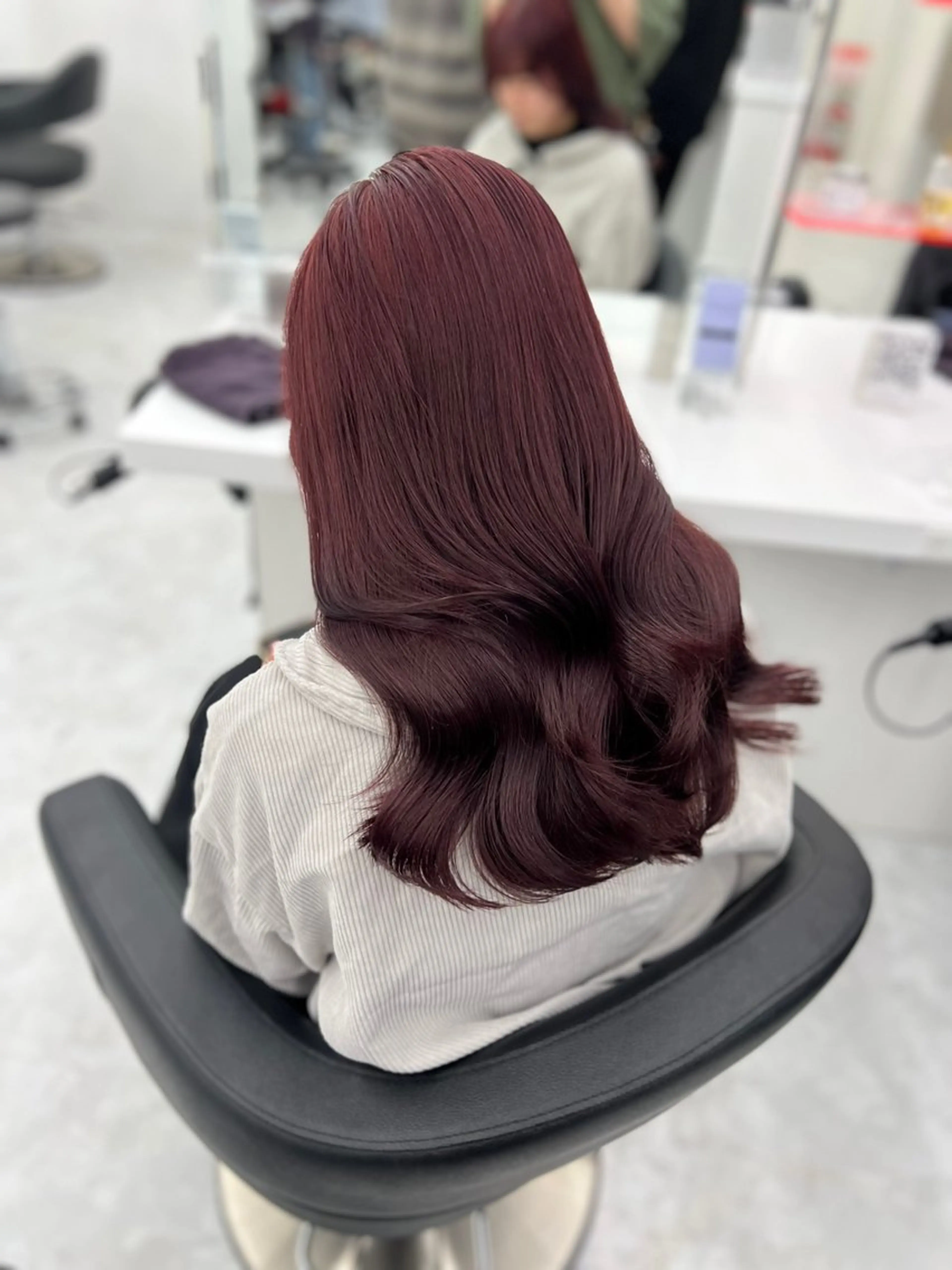 セミロング カラー ダブルカラー特化💖 韓国ヘア💖りくのヘアスタイル