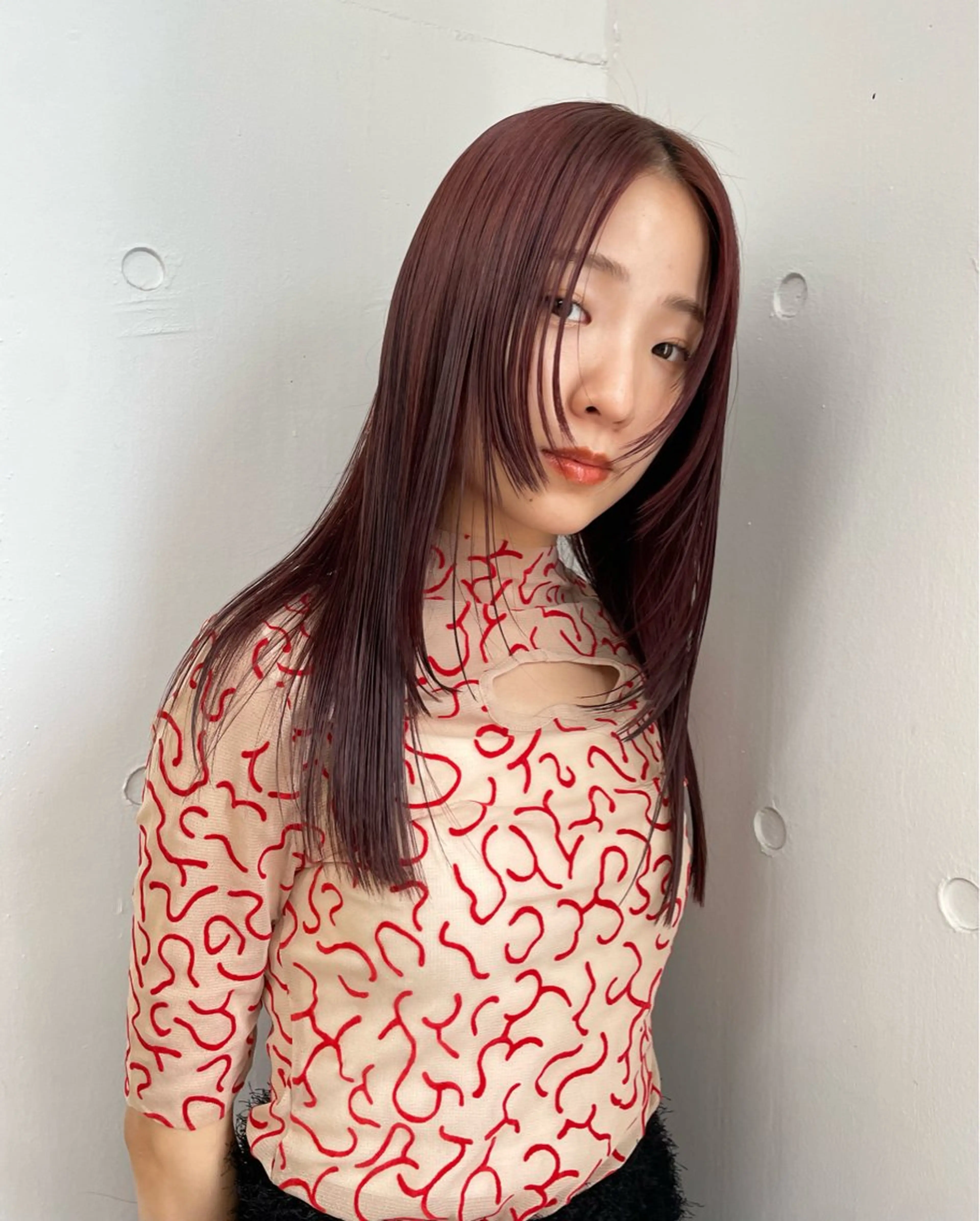 ブリーチなしダブルカラーの写真