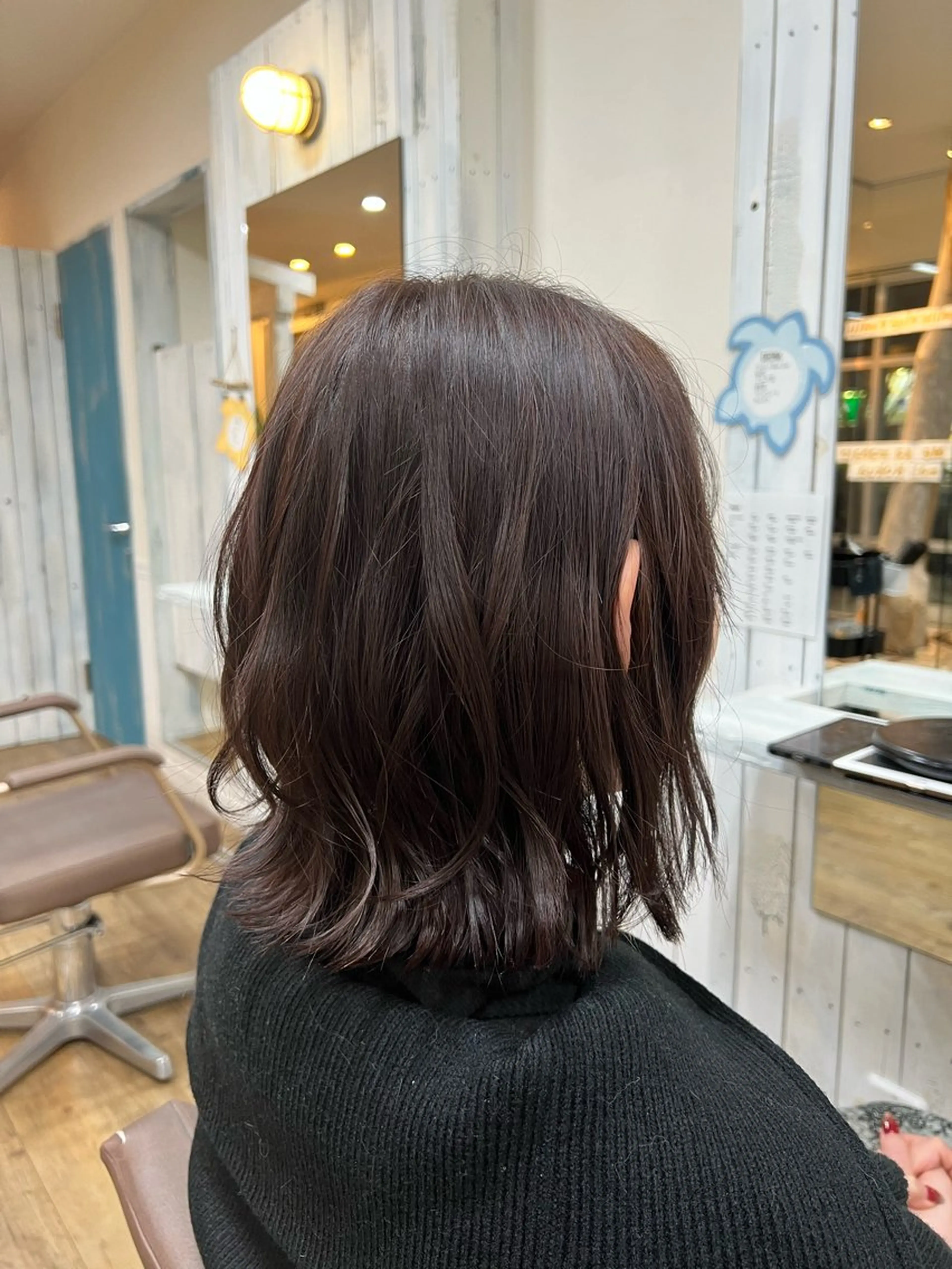 ミディアム アッシュ ピンクラベンダー ハイライト kokua hair design／大西のヘアスタイル