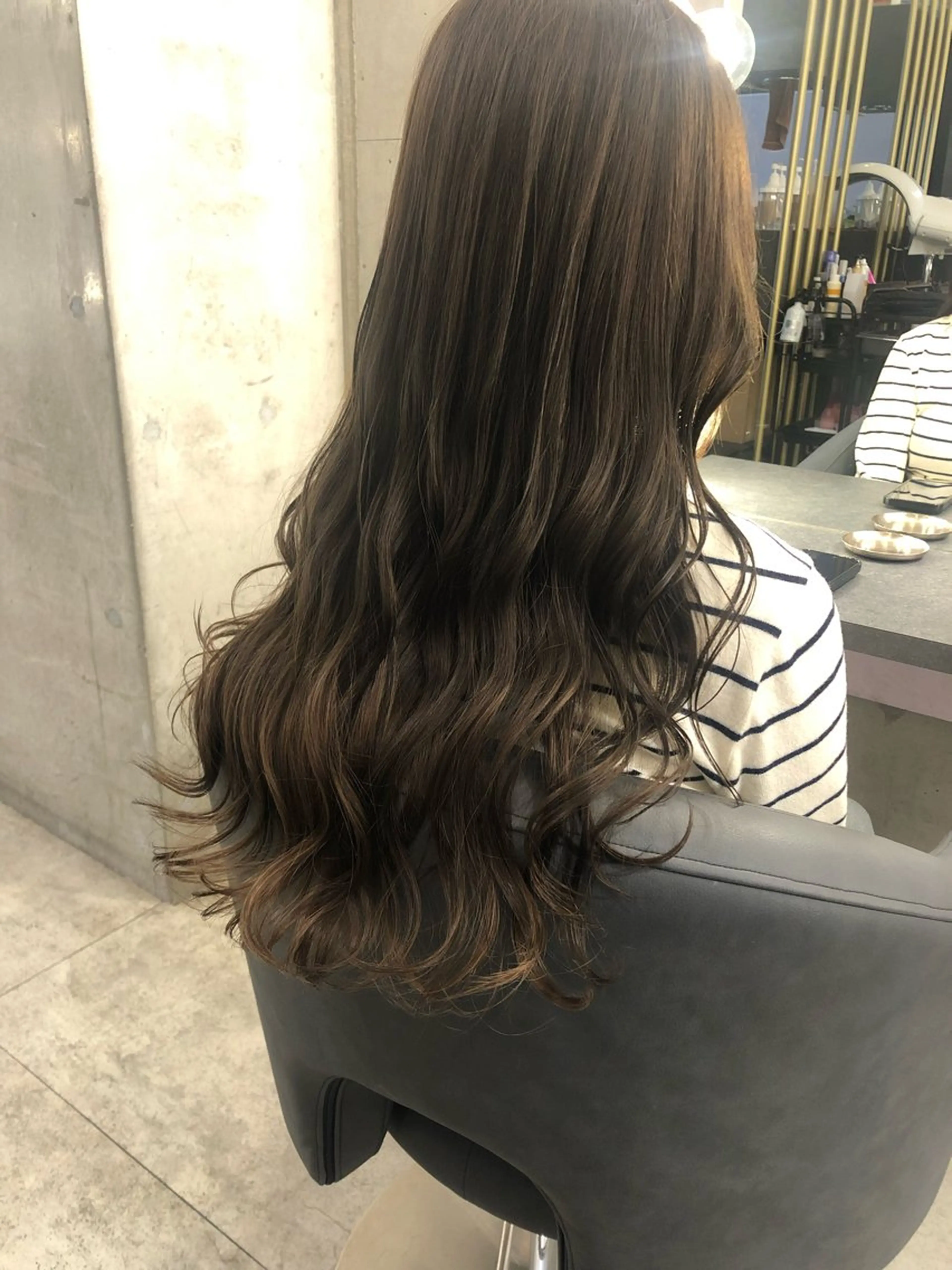ロング カラー カット ヘアカラー トリートメント Noe心斎橋所属・Noe心斎橋 堀田 朋宏のヘアスタイル