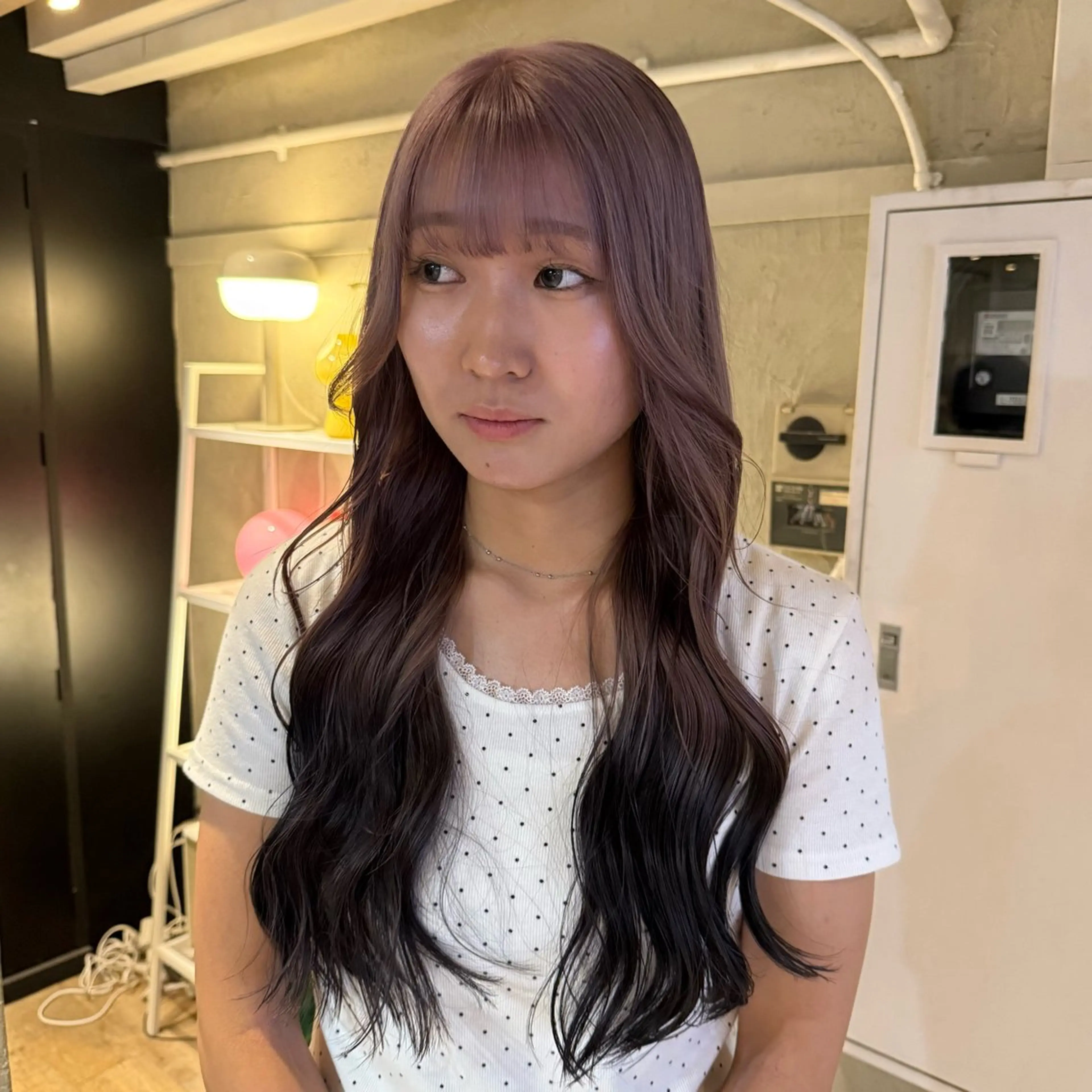 ロング カラー ヘアアレンジ ヘアカラー トリートメント 海外/ハイトーン🪽 ☯️ami☯️のヘアスタイル