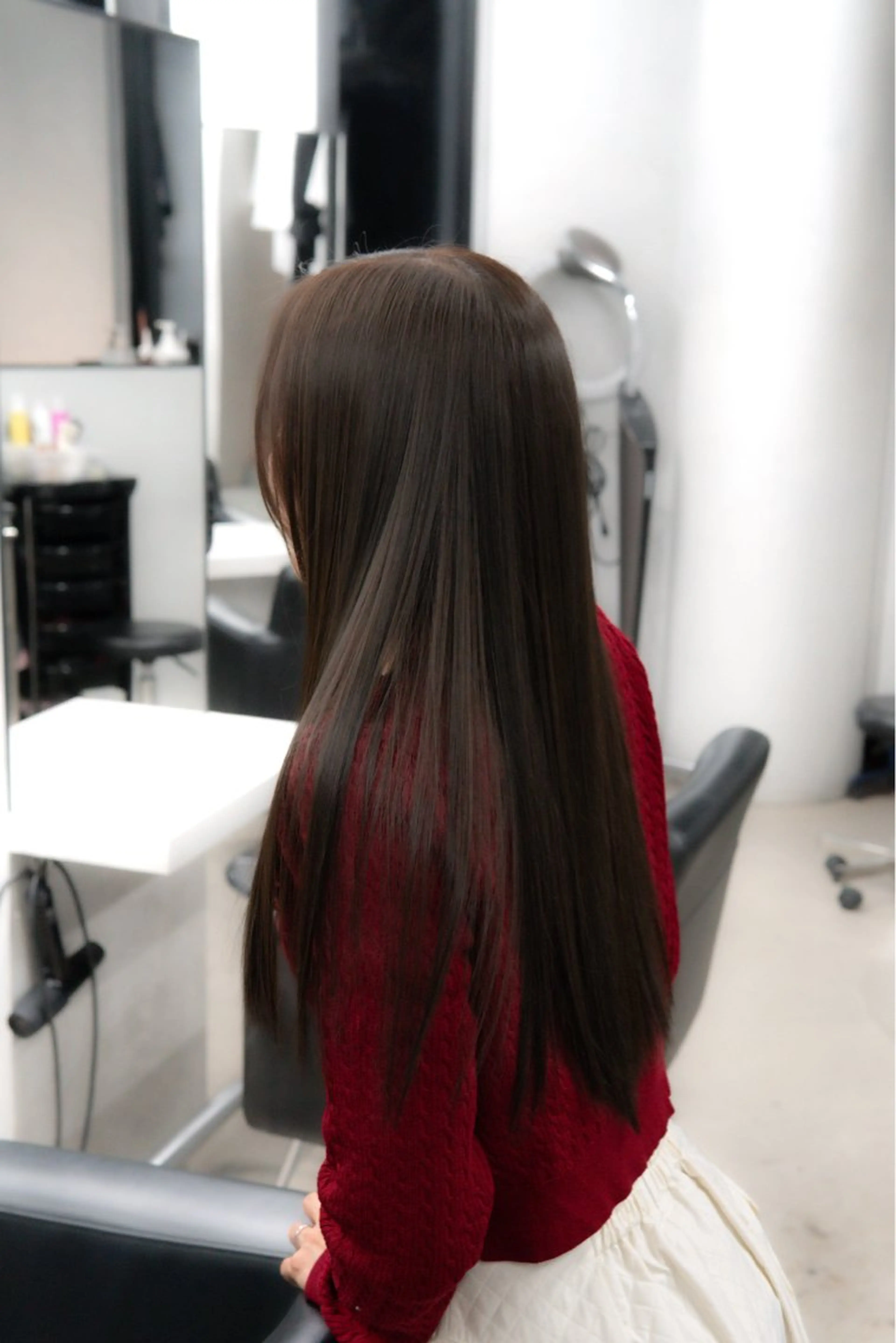 セミロング カラー ヘアカラー navile 銀座／ 髪質改善／角田 龍汰のヘアスタイル