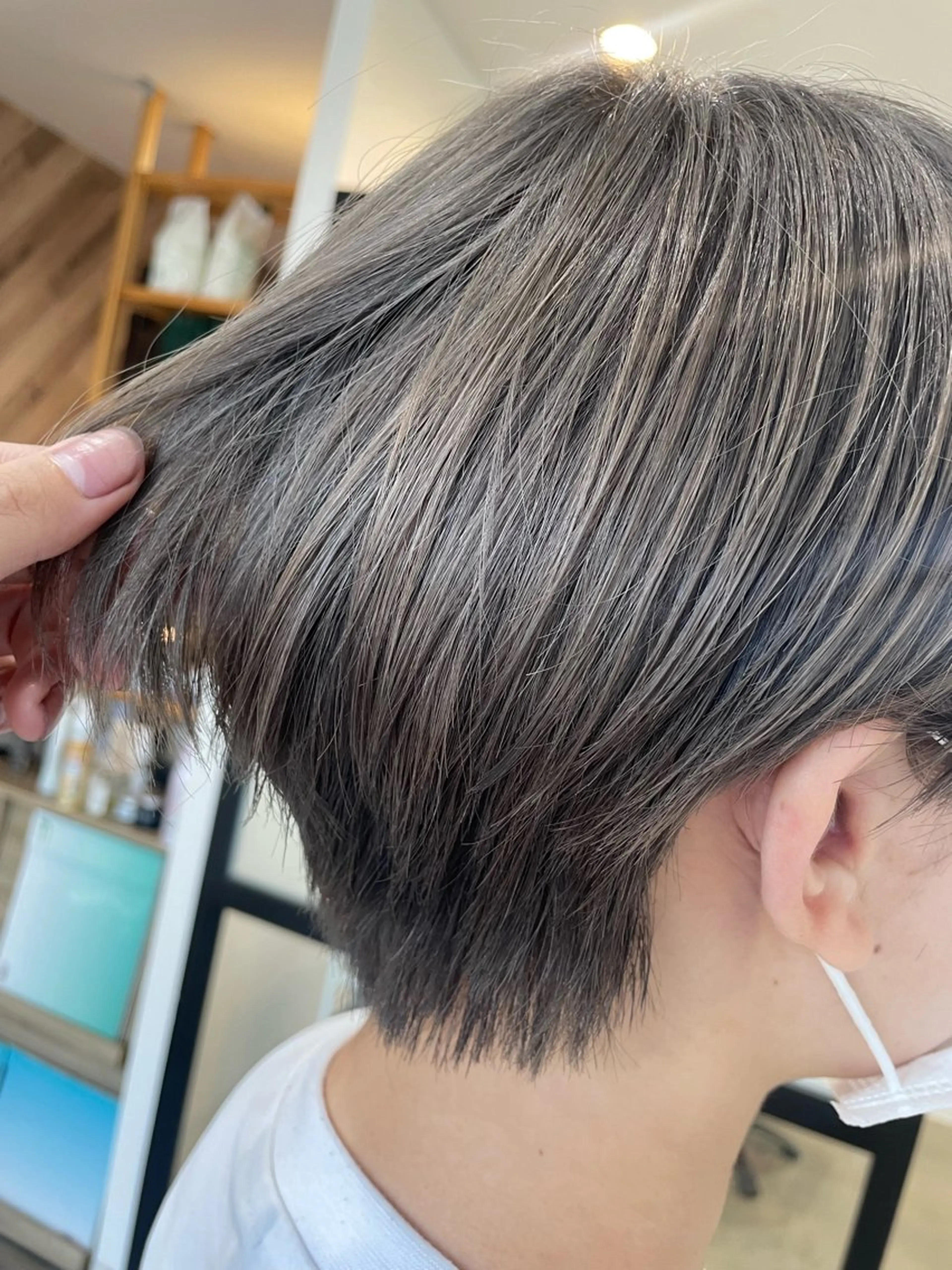 ショート カラー 髪質改善 個室美容室 calm 新田 美容院【カルム】所属・【カルム】 スズキのヘアスタイル