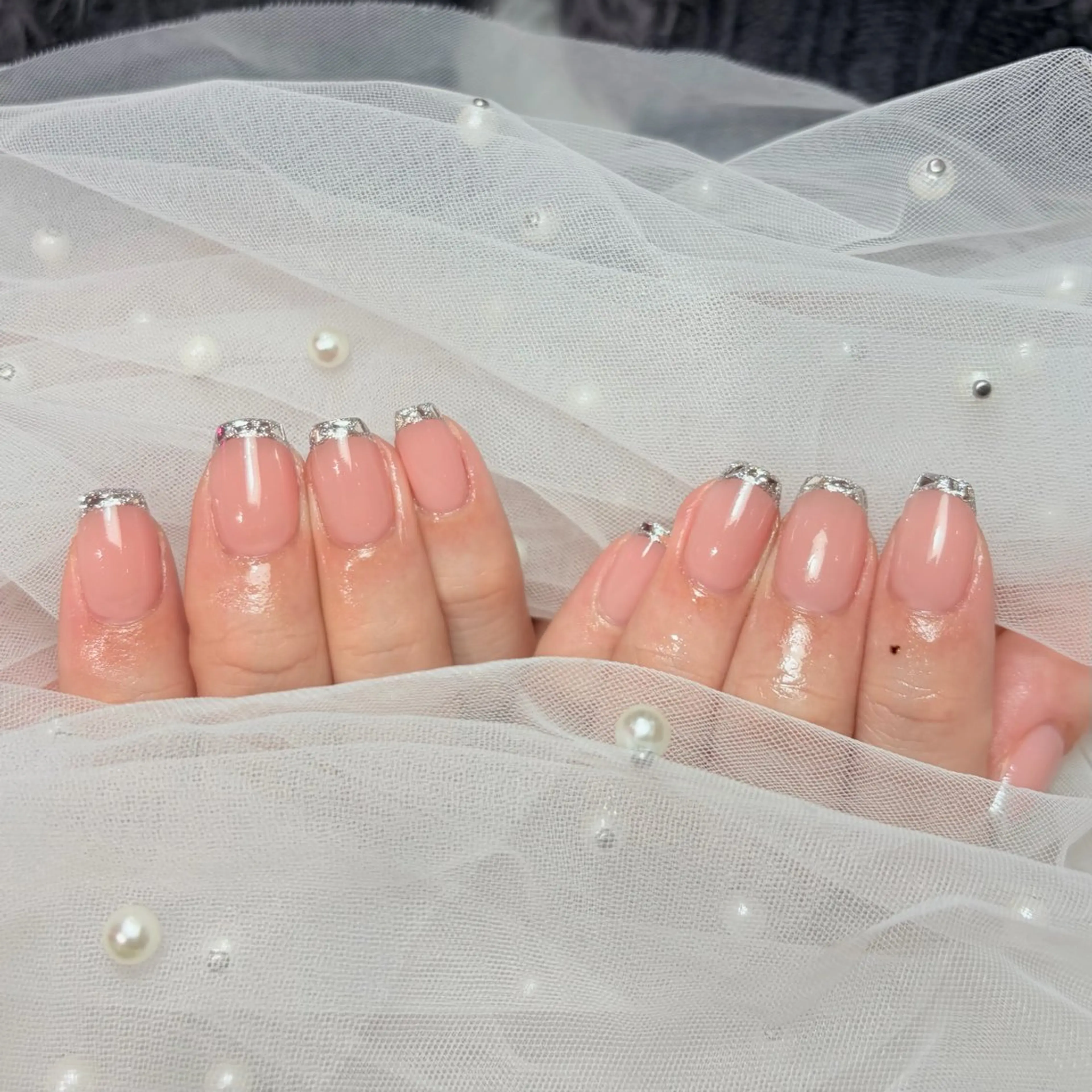 ネイル ハンドネイル 𝐴𝑘𝑎𝑟𝑖 🤎のネイルデザイン