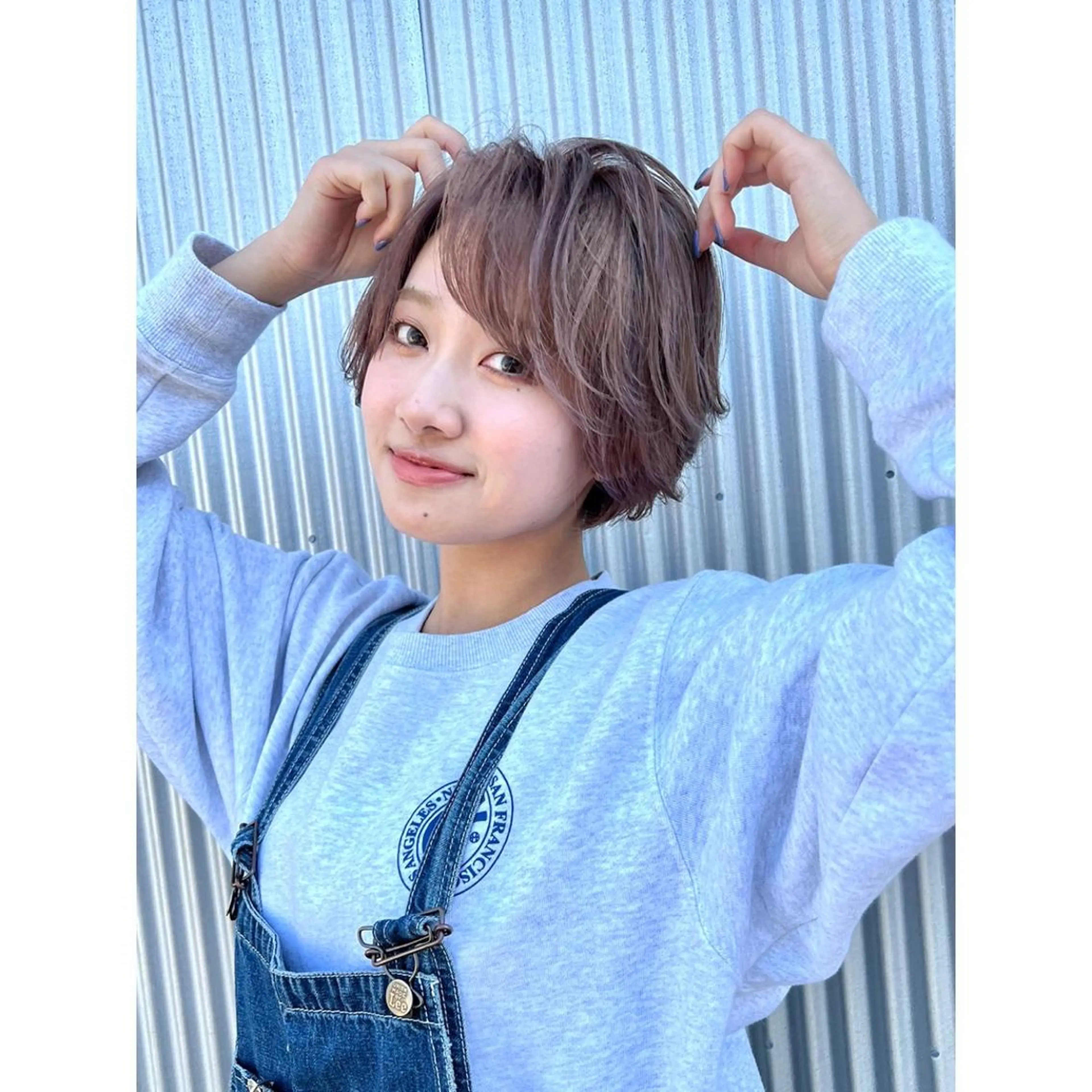 ショート re.share所属・茅ヶ崎/ショートボブ /ハイトーン/片野のヘアスタイル