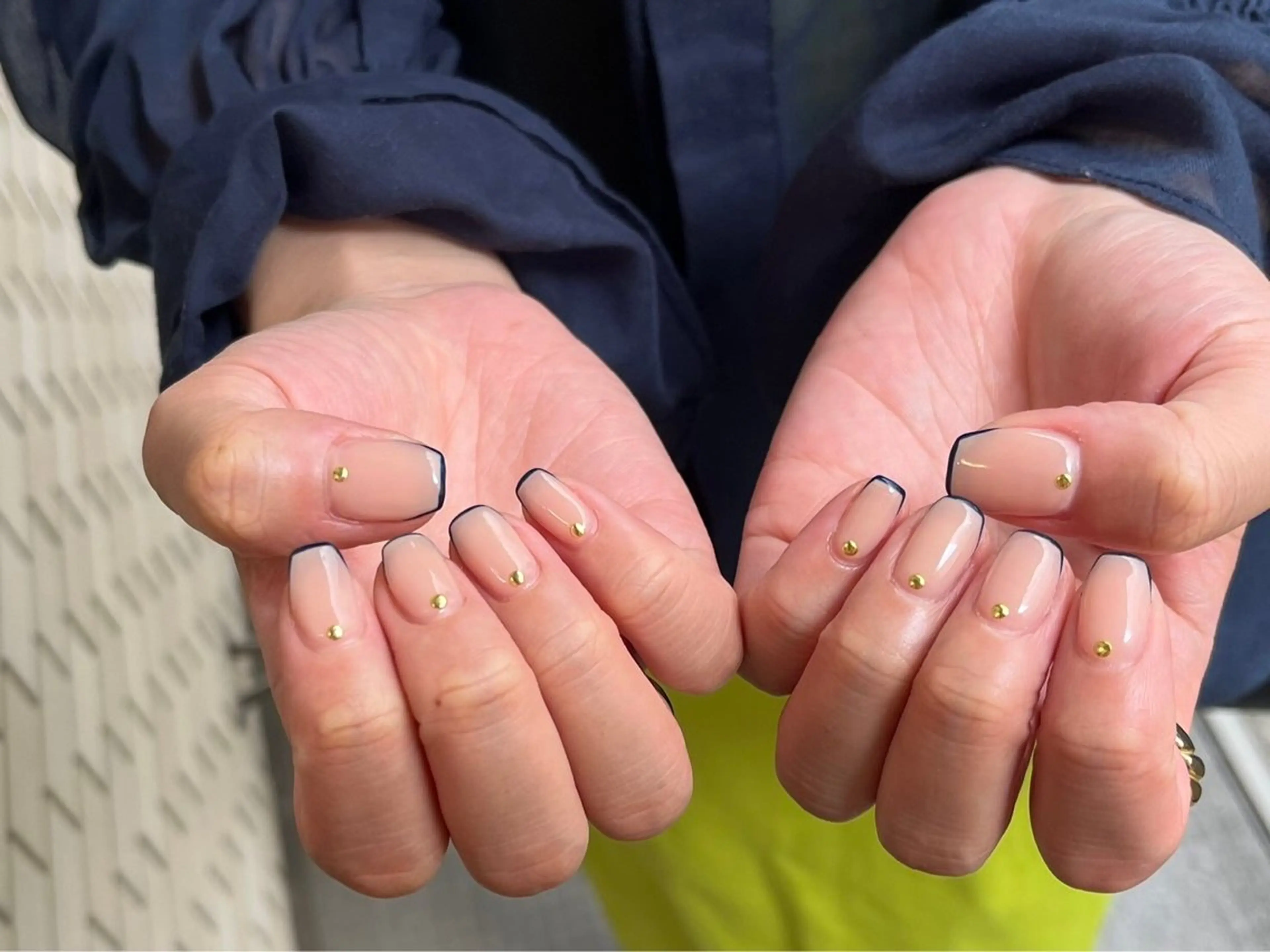 ネイル フレンチネイル ハンドネイル kiki nail 二子玉川のネイルデザイン