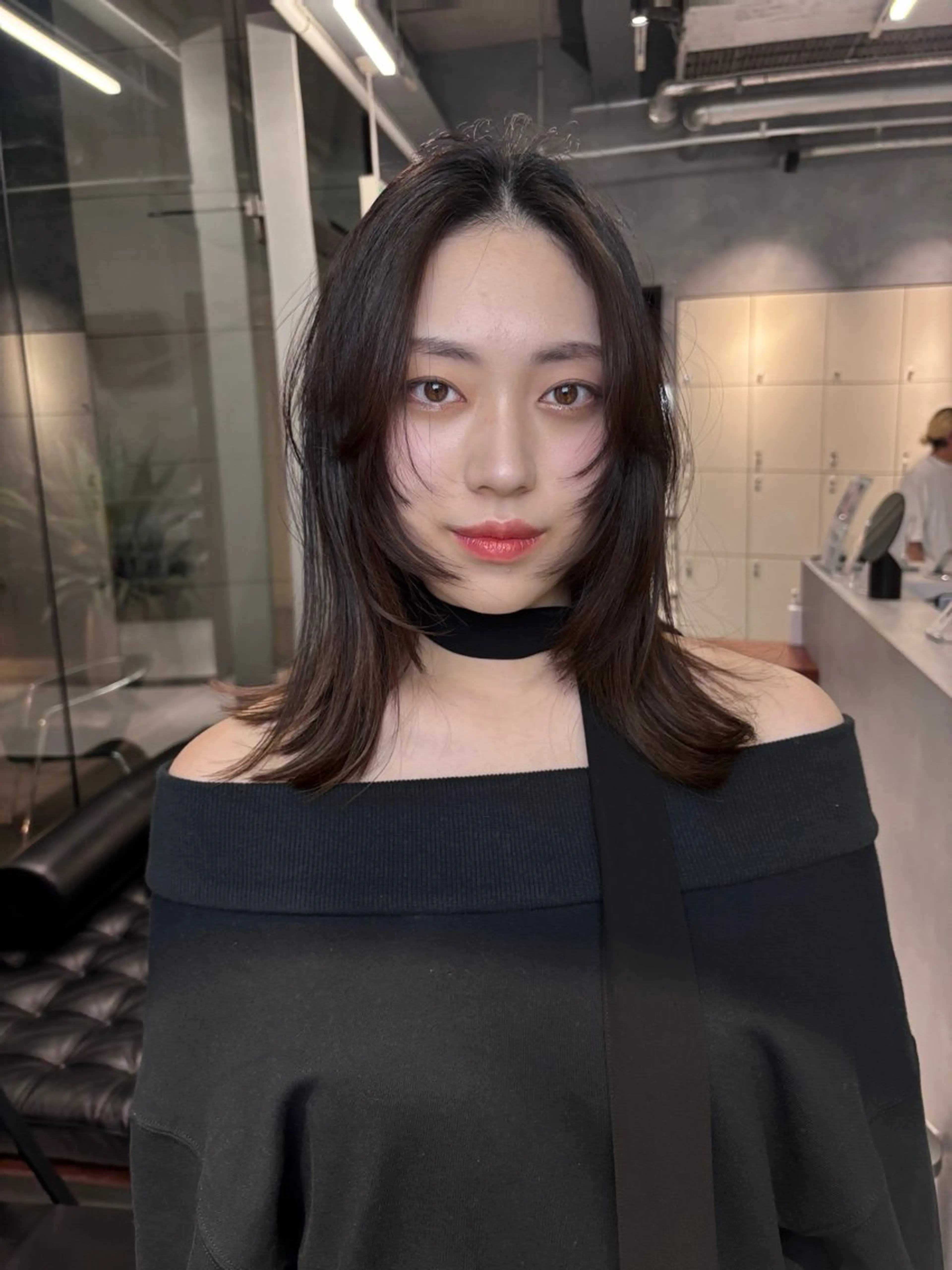 ミディアム 飯ヶ谷 成海のヘアスタイル