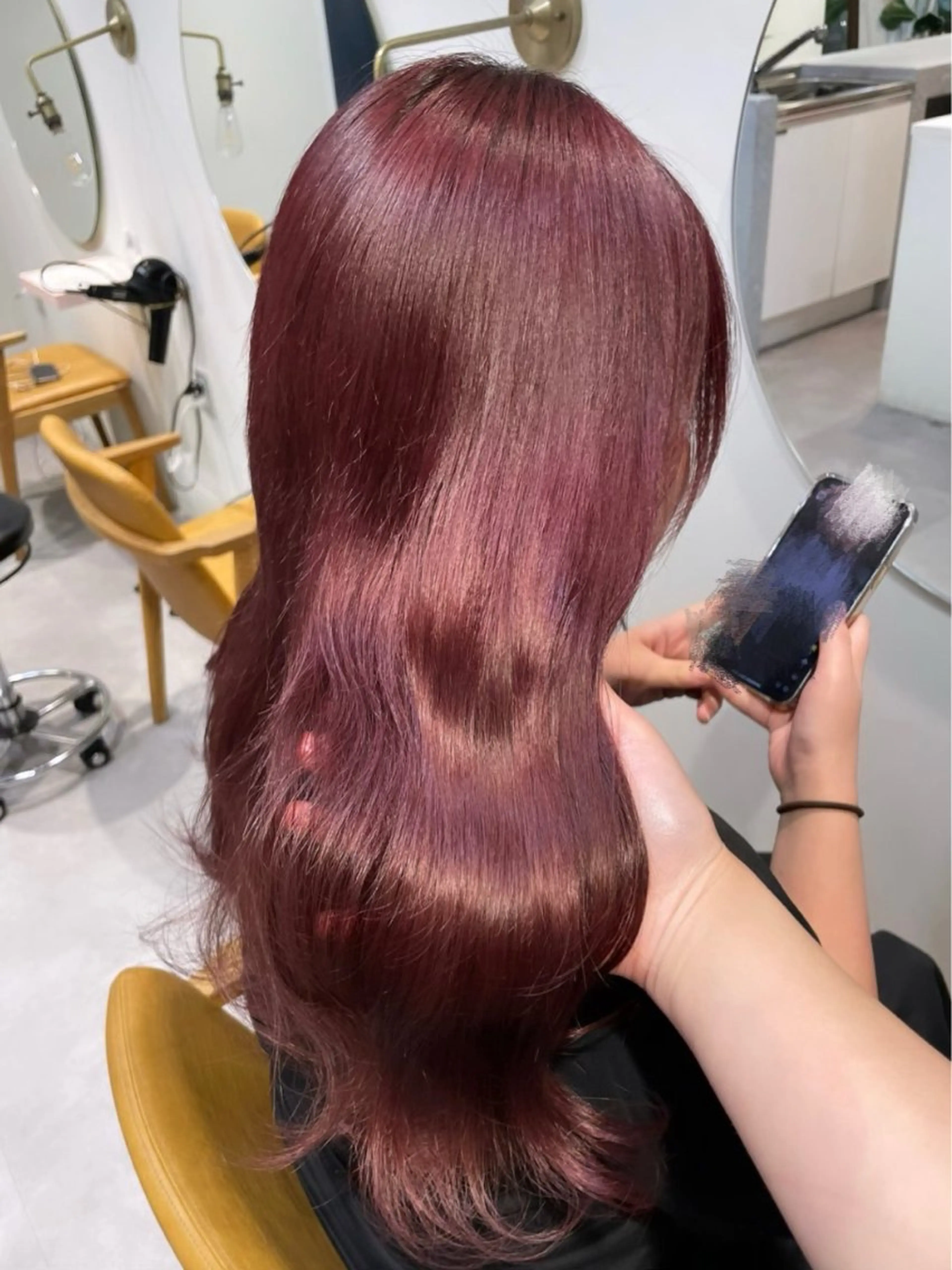 カラー ヘアカラー 若月 あやかのヘアスタイル