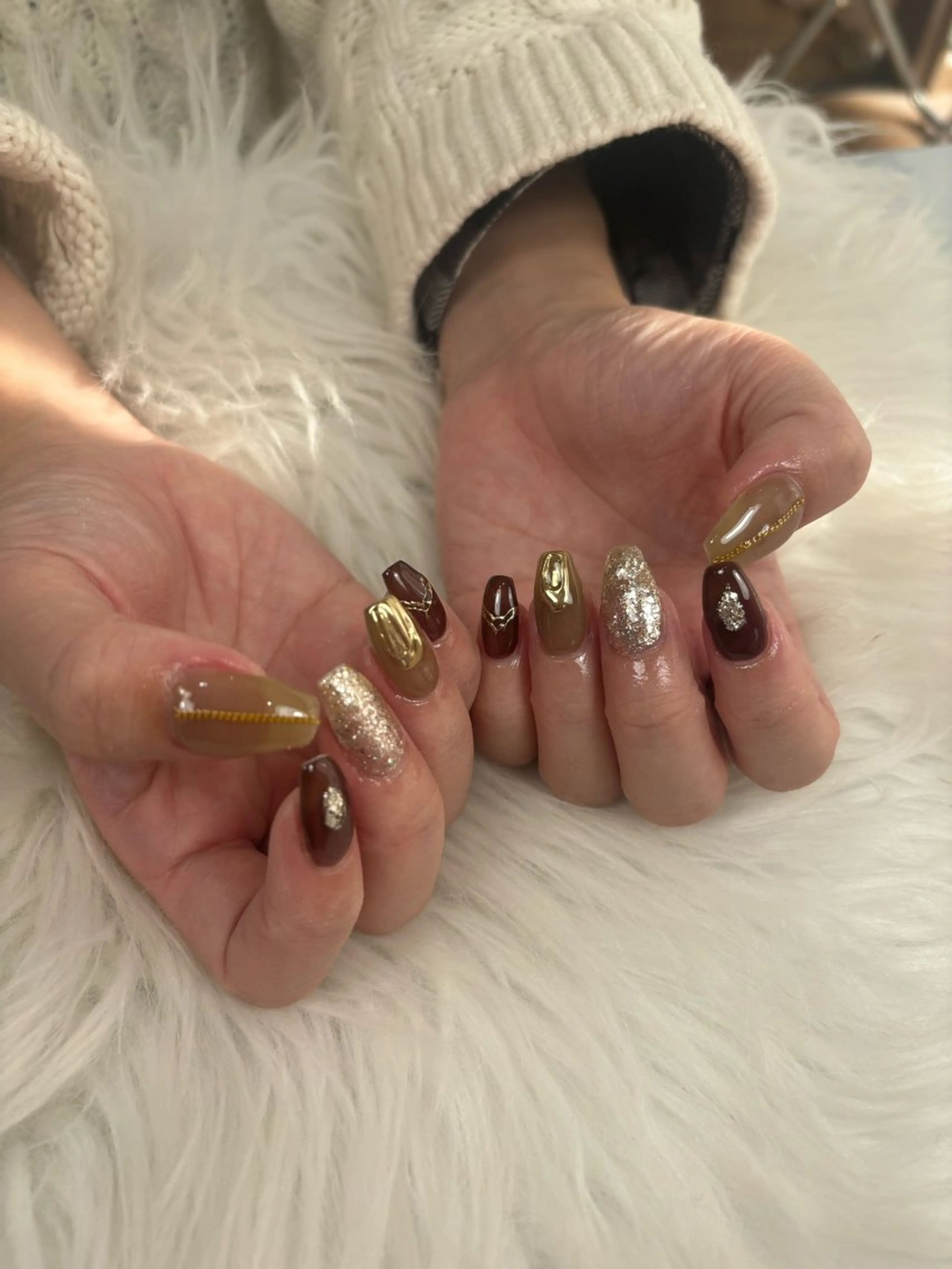 ネイル ハンドネイル 🦋Hina🦋 1月予約受付中✨のネイルデザイン