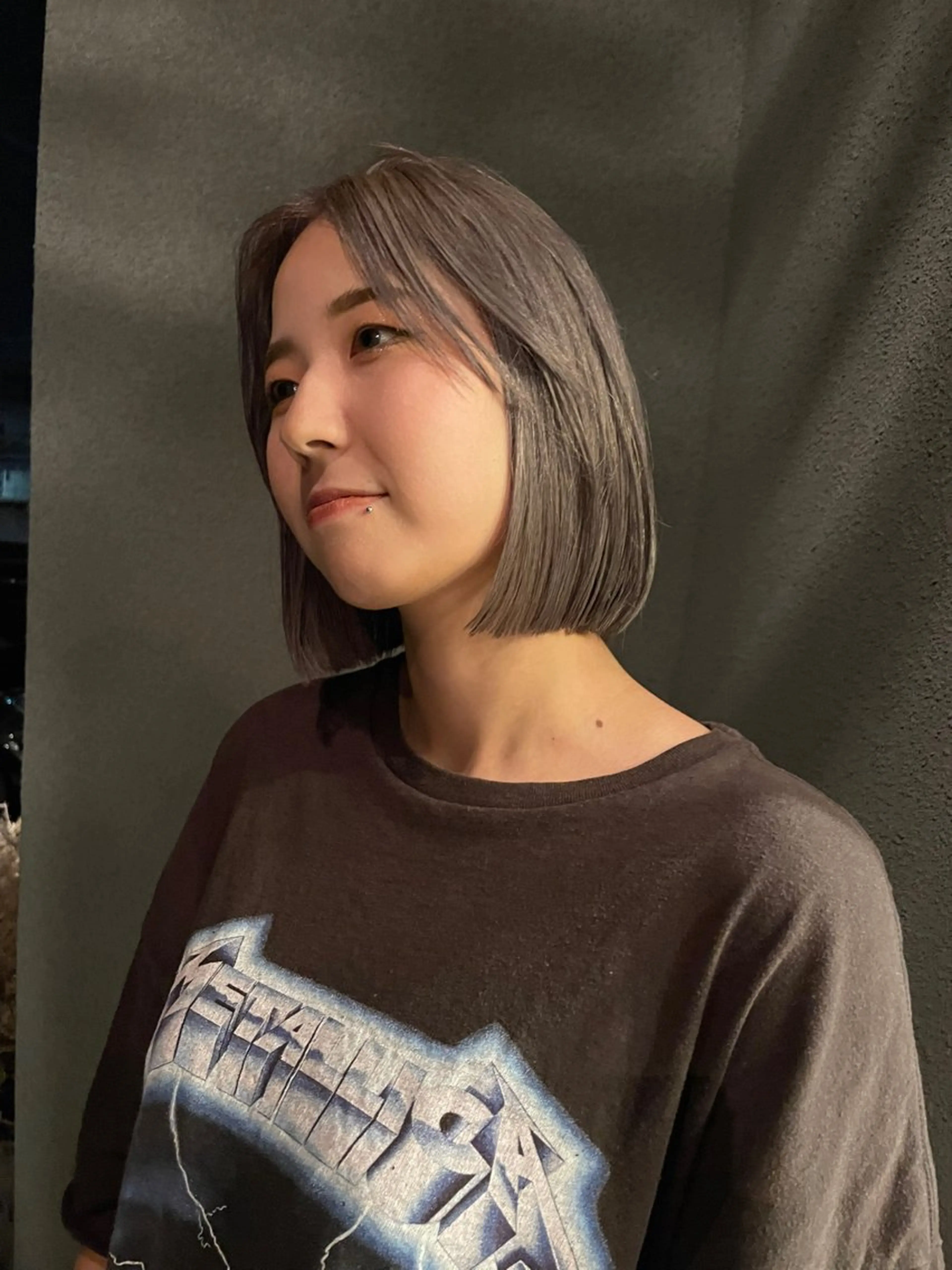 カラー シルバー ヘアカラー 透明カラー/レイヤー misaki °＊のヘアスタイル