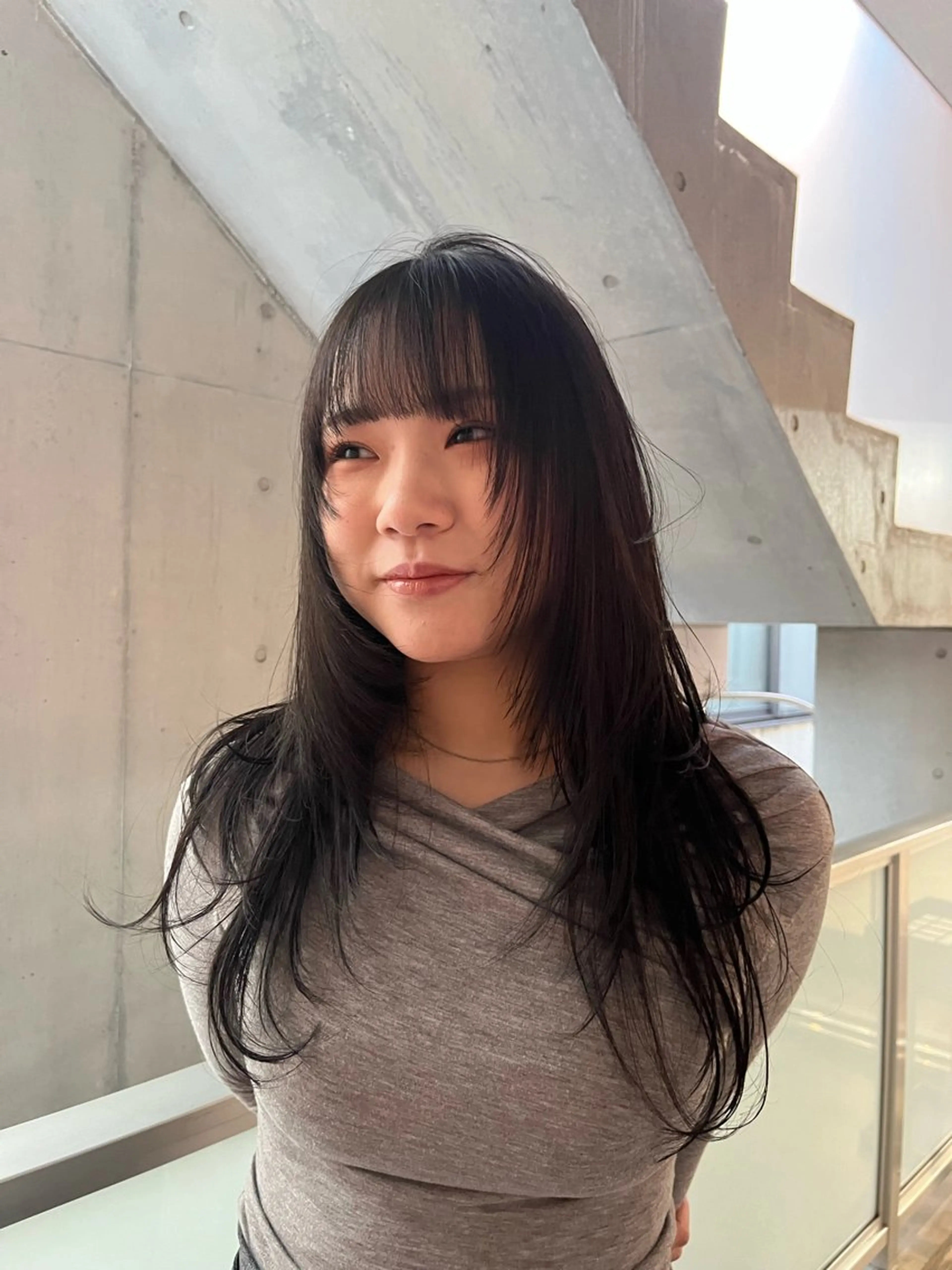 ロング ヘアカラー riko／ SYS by fitのヘアスタイル