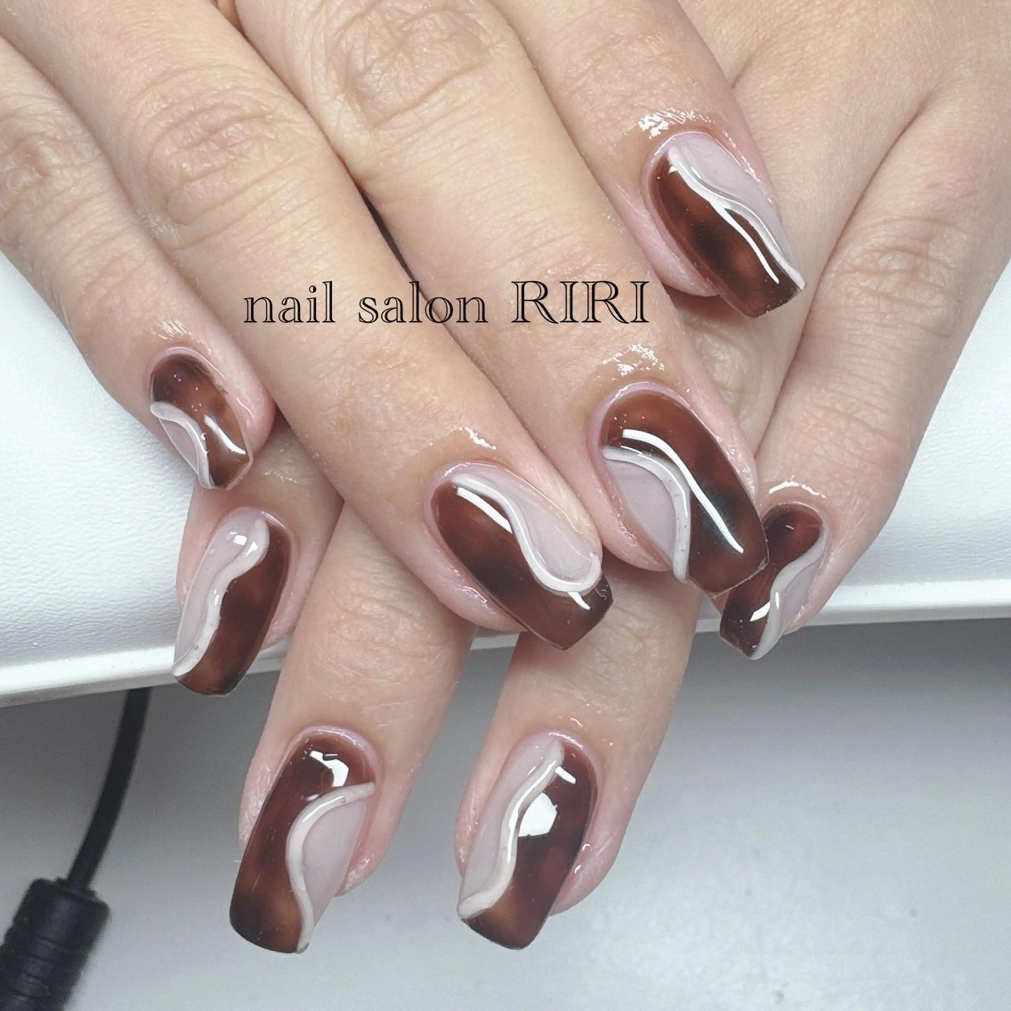 ネイル べっ甲ネイル private  nail  salon RIRI所属・RIRI リリのネイルデザイン