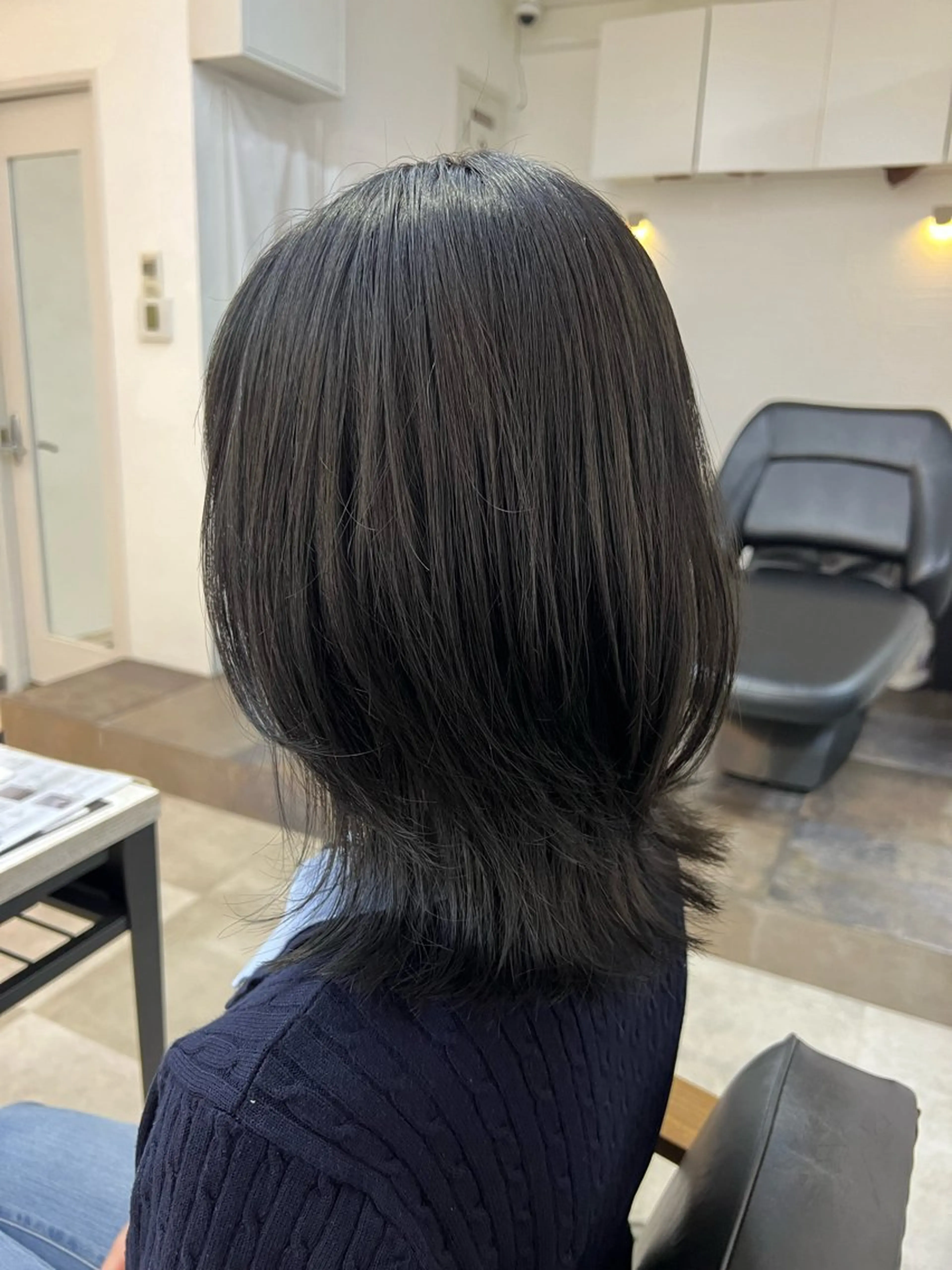 ミディアム カラー 🥀韓国ヘア🥀 宮津真菜のヘアスタイル