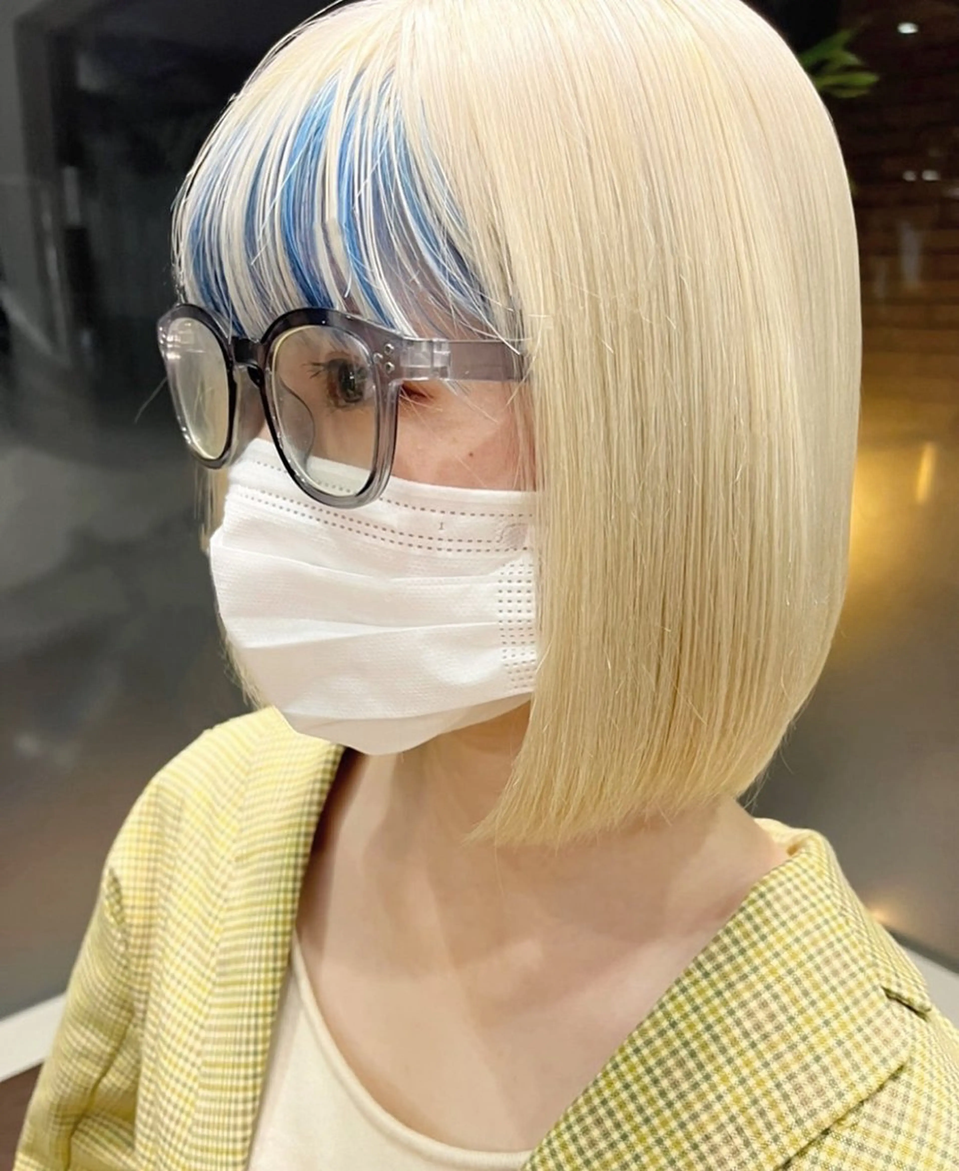 カラー ハイトーンカラー インナーカラー COALL nex the salon所属・Riria✨ 透明感カラーのヘアスタイル