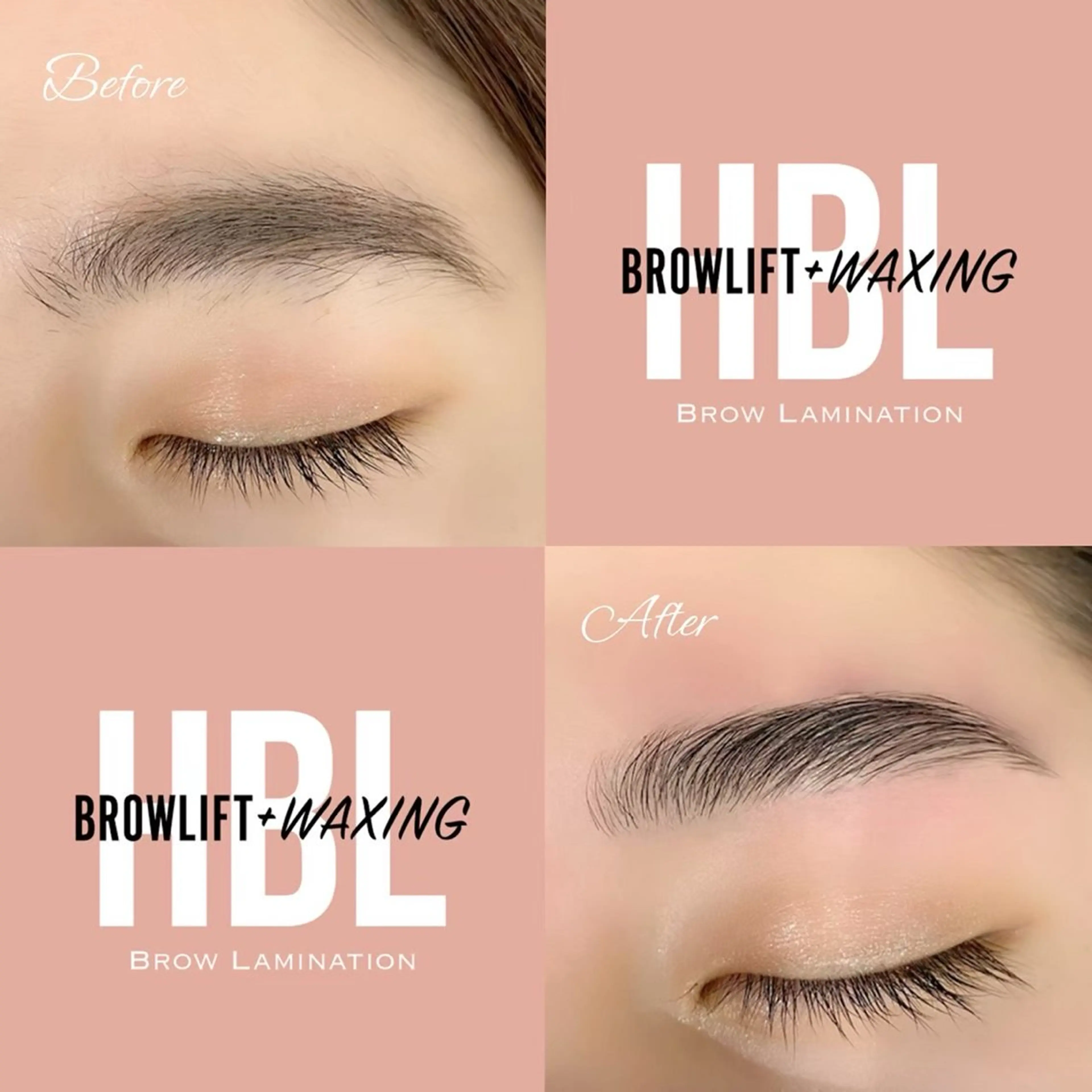 似合わせ眉毛パーマハリウッドブロウリフト(HBL)の写真