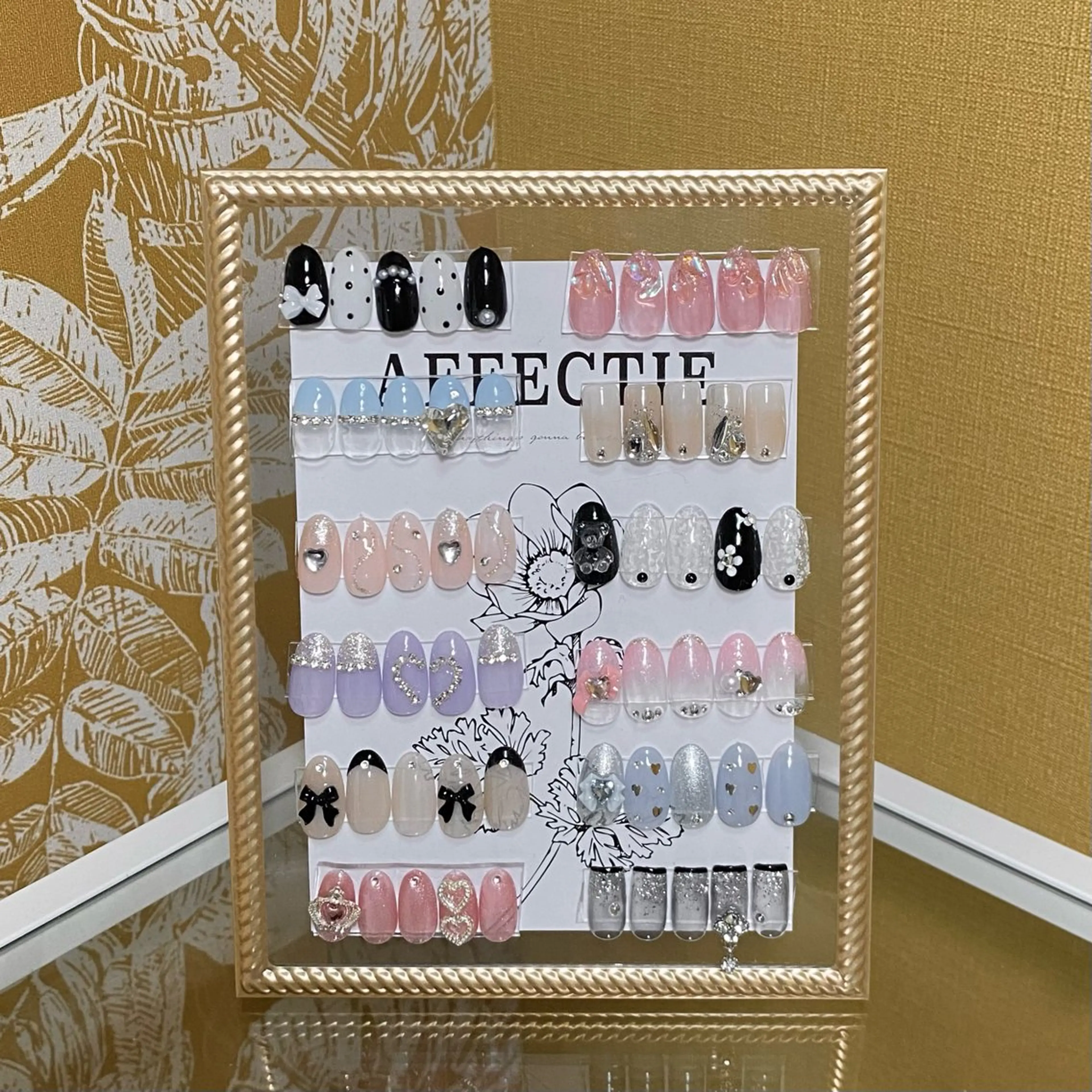 （オフなし）ウォーターケア込み、サンプルから選ぶ韓国ネイル💞の写真