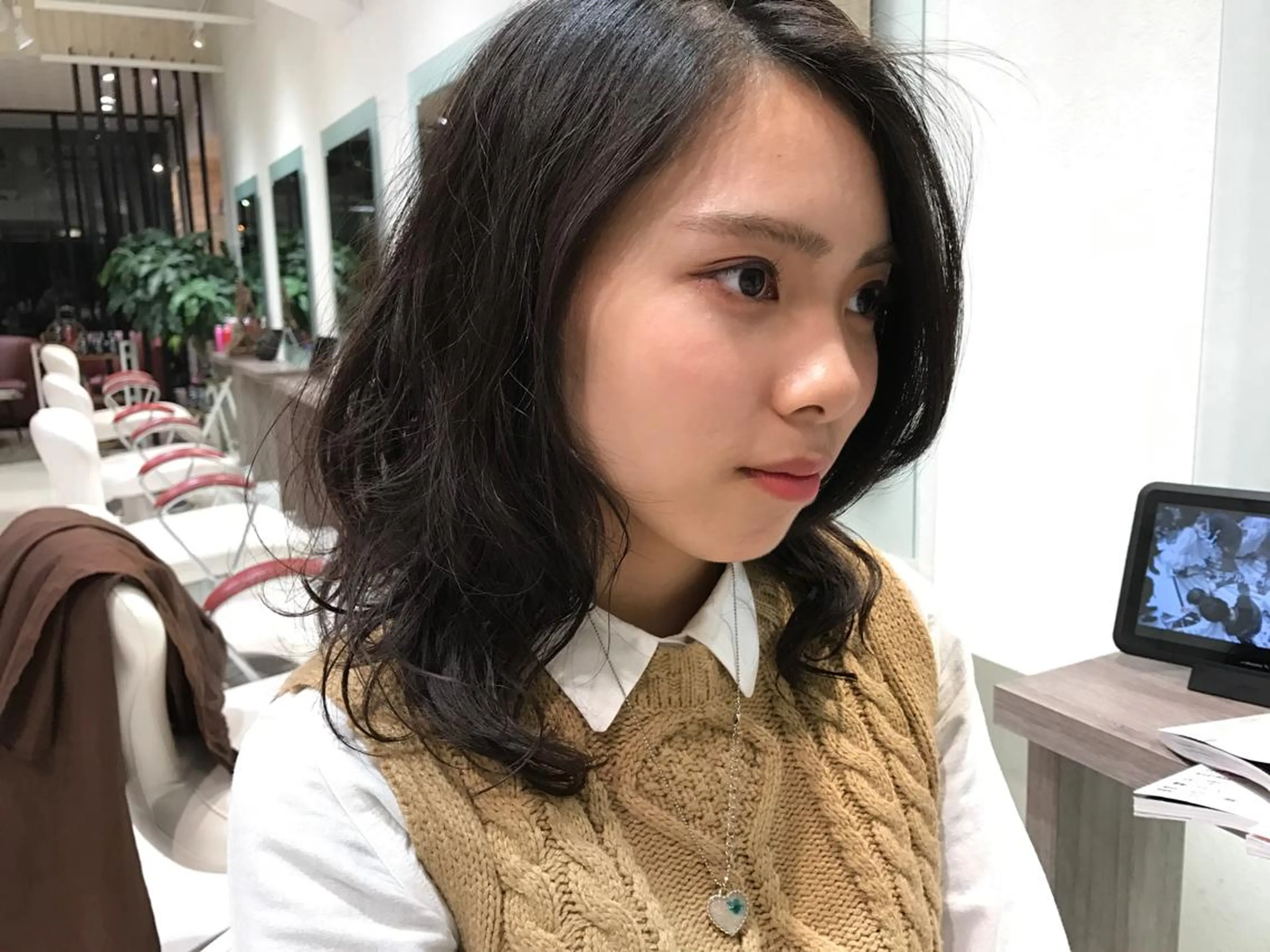 セミロング セミロングパーマ Beauty salon ＧＲＡＣＥ所属・ビューティーサロン GRACEのヘアスタイル