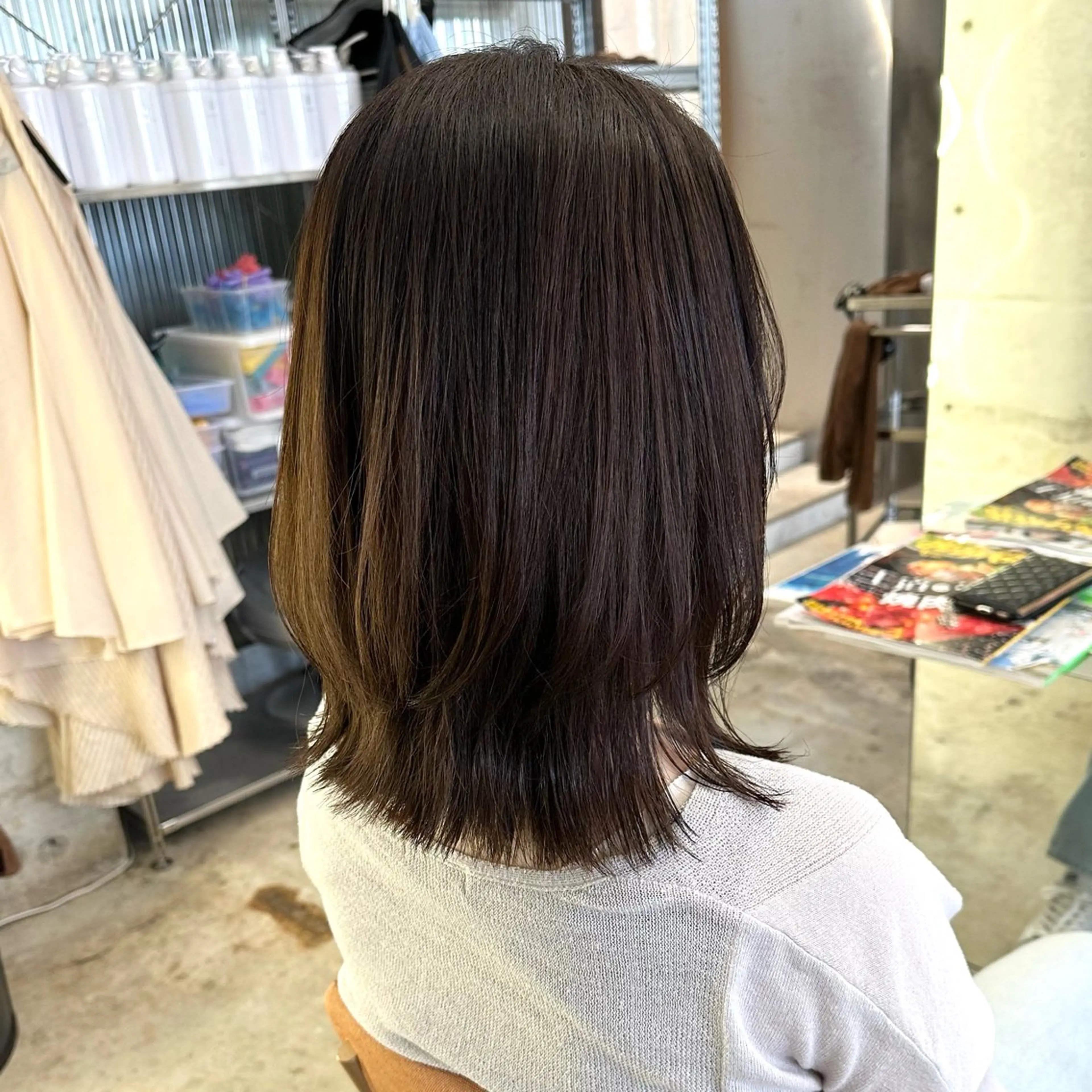 ミディアム カラー カット ヘアカラー YUIMARL➰💖 NATSUKIのヘアスタイル